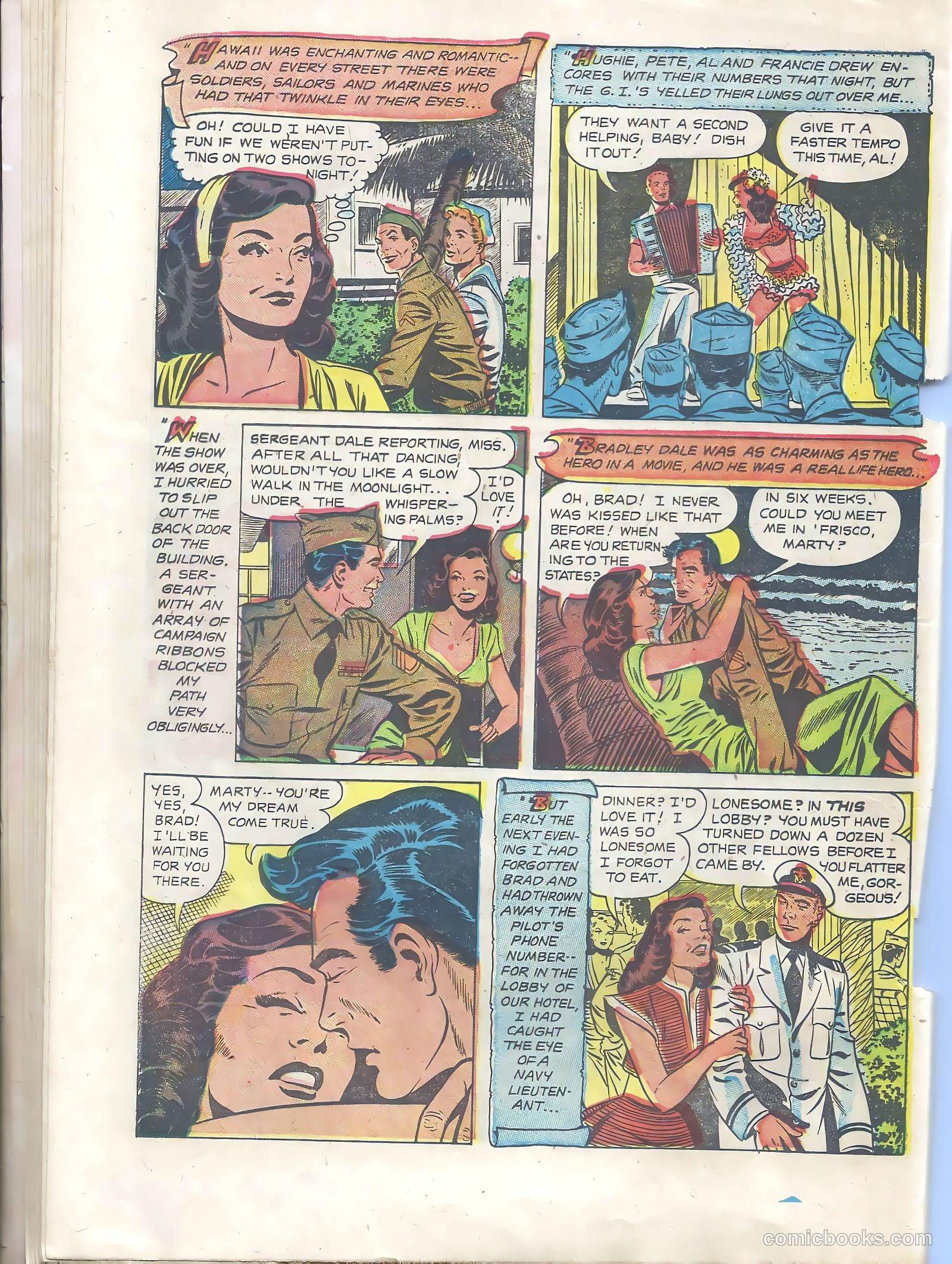 Wartime Romances #4 (1952) — page 20 of 36