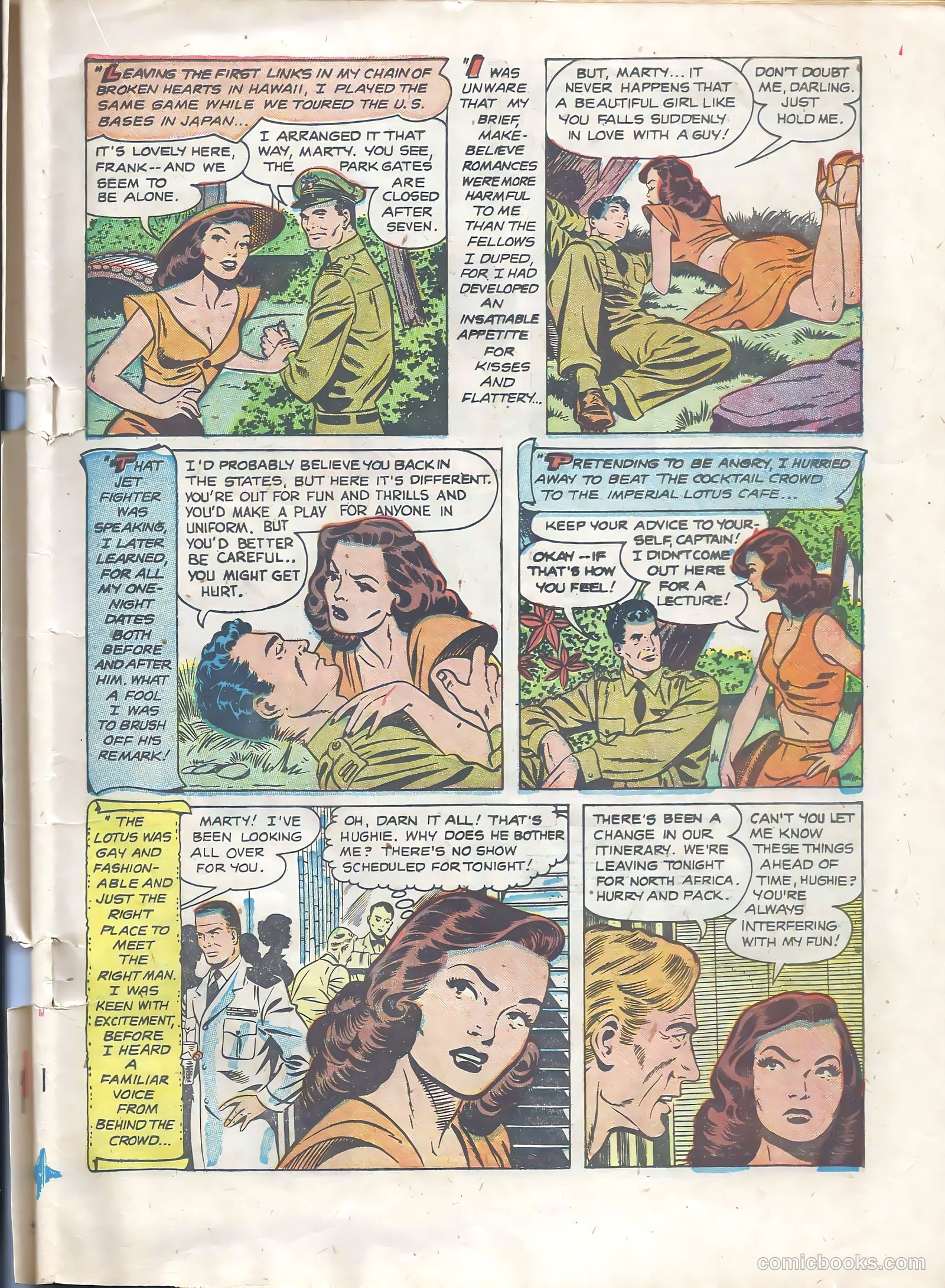 Wartime Romances #4 (1952) — page 21 of 36