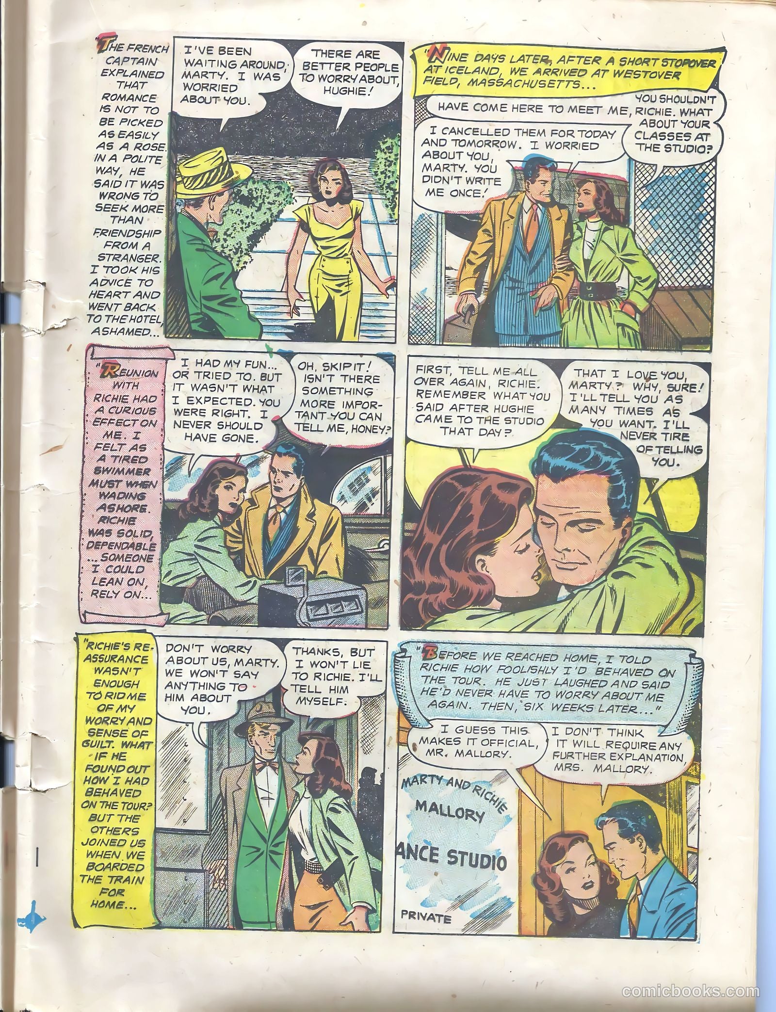 Wartime Romances #4 (1952) — page 23 of 36