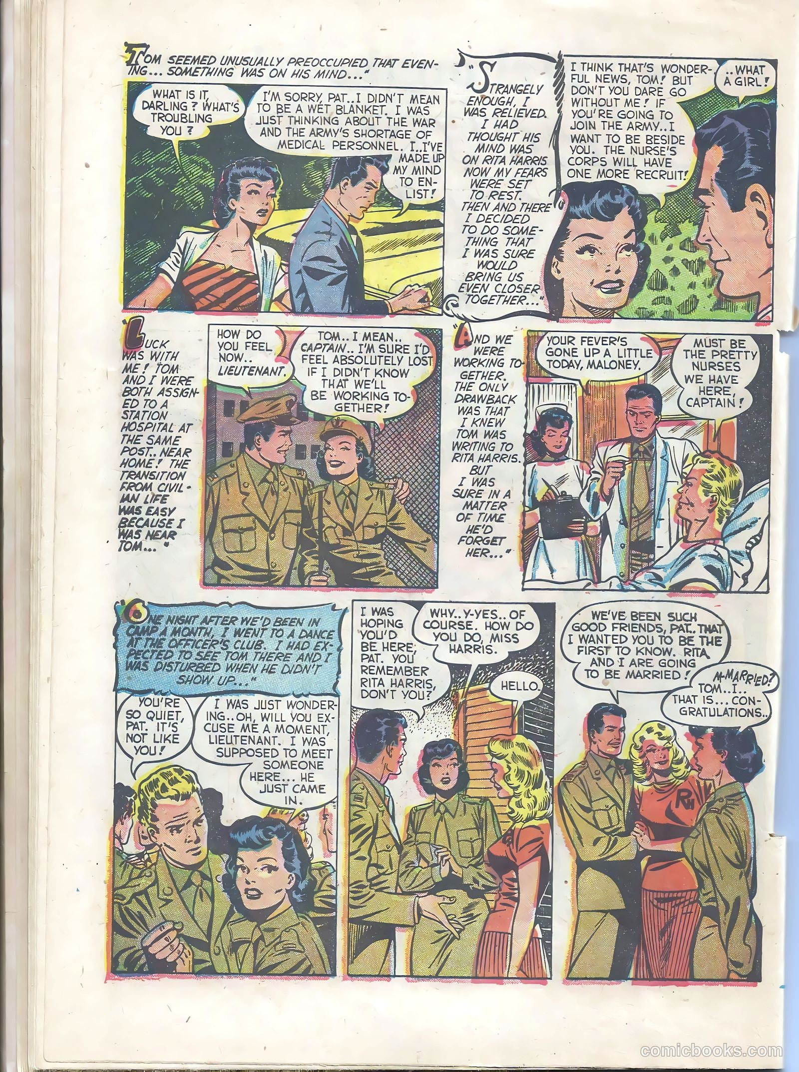 Wartime Romances #4 (1952) — page 28 of 36
