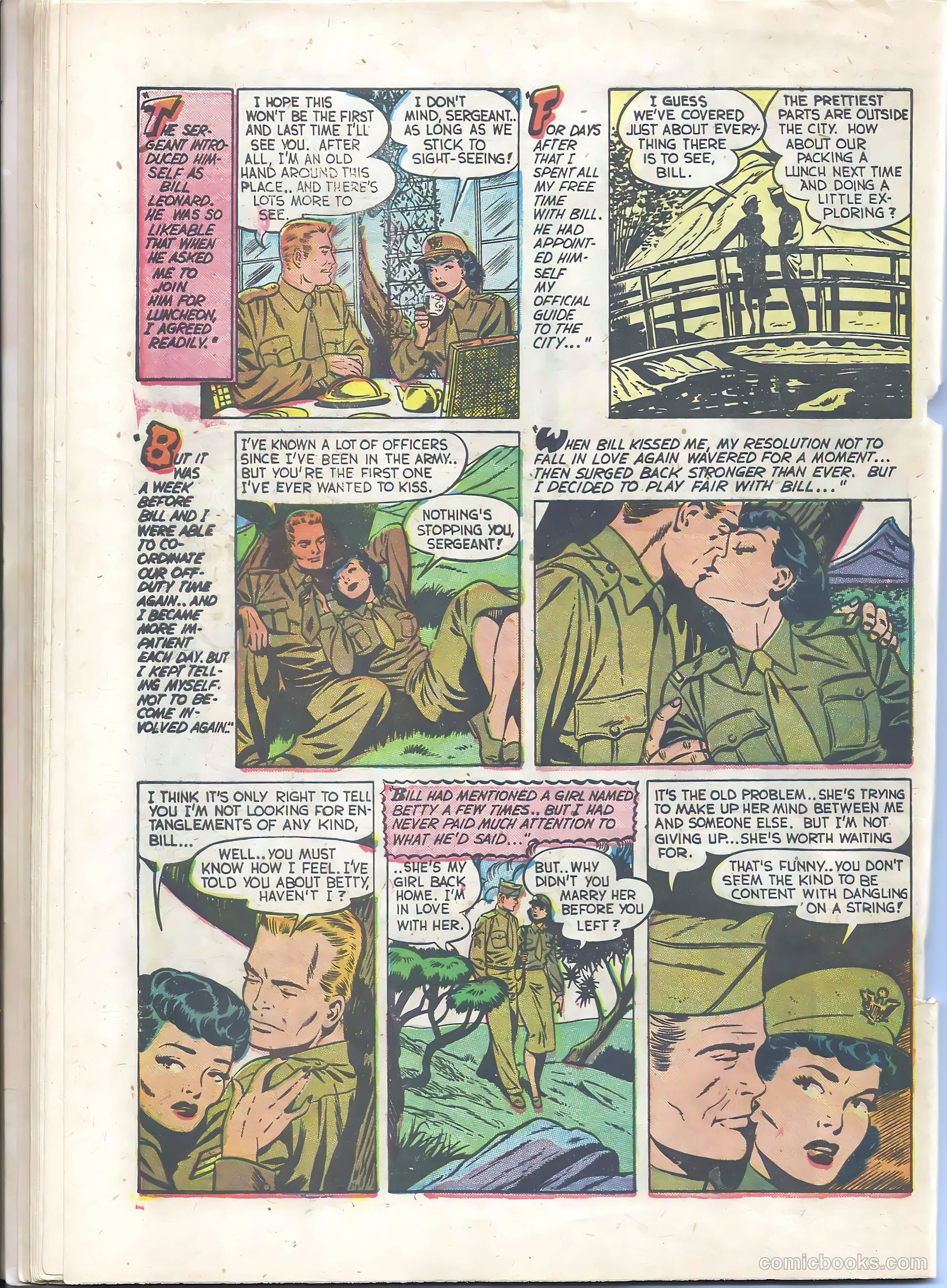 Wartime Romances #4 (1952) — page 30 of 36