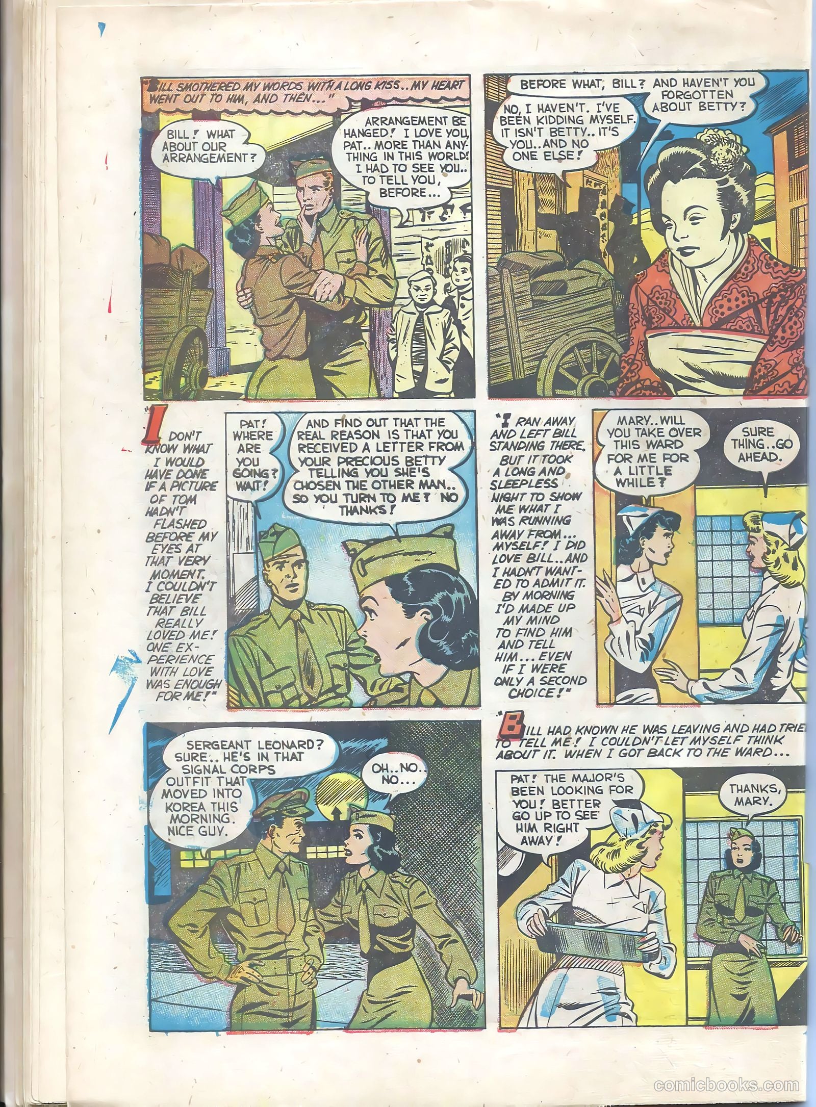 Wartime Romances #4 (1952) — page 32 of 36