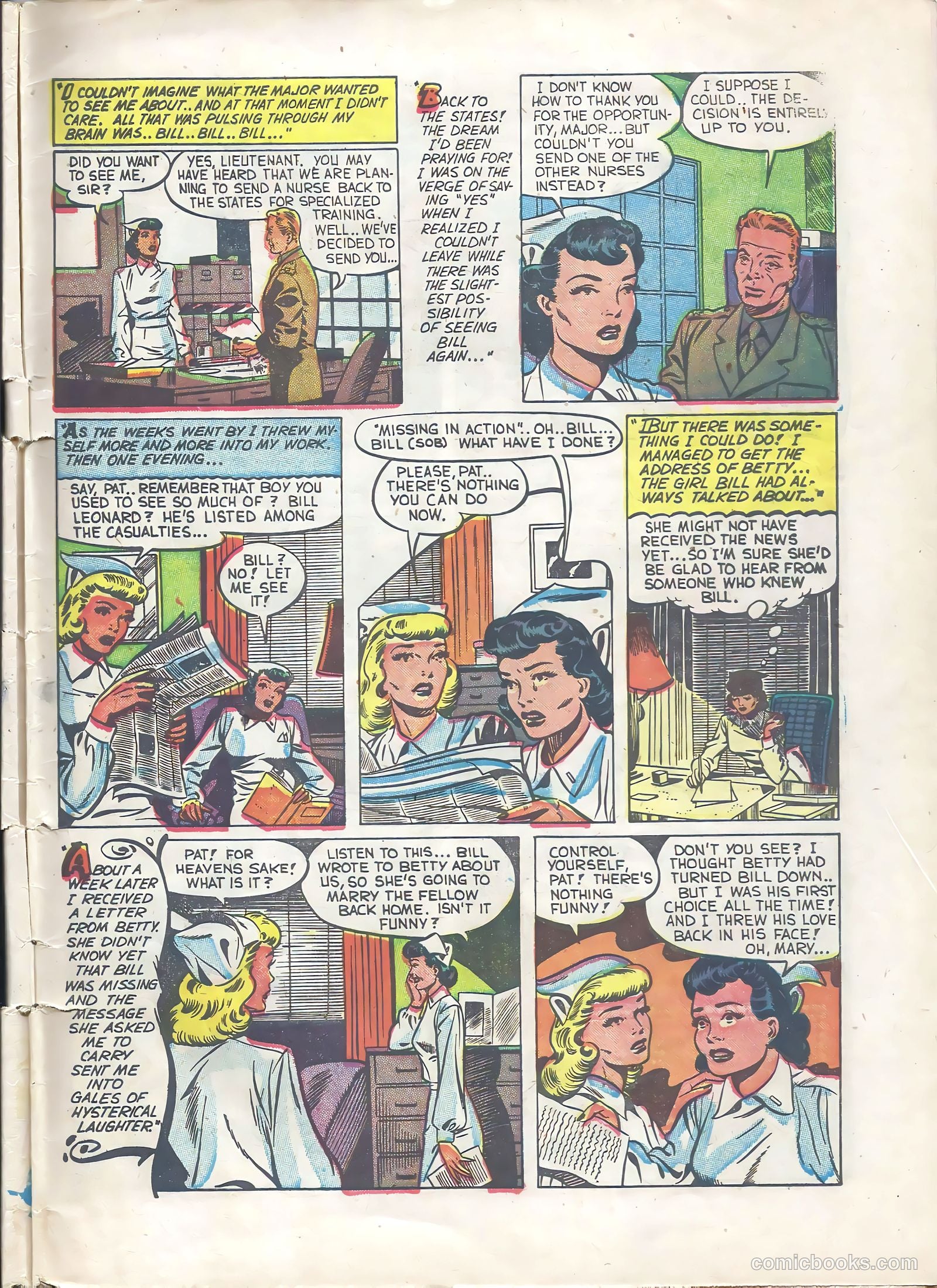 Wartime Romances #4 (1952) — page 33 of 36