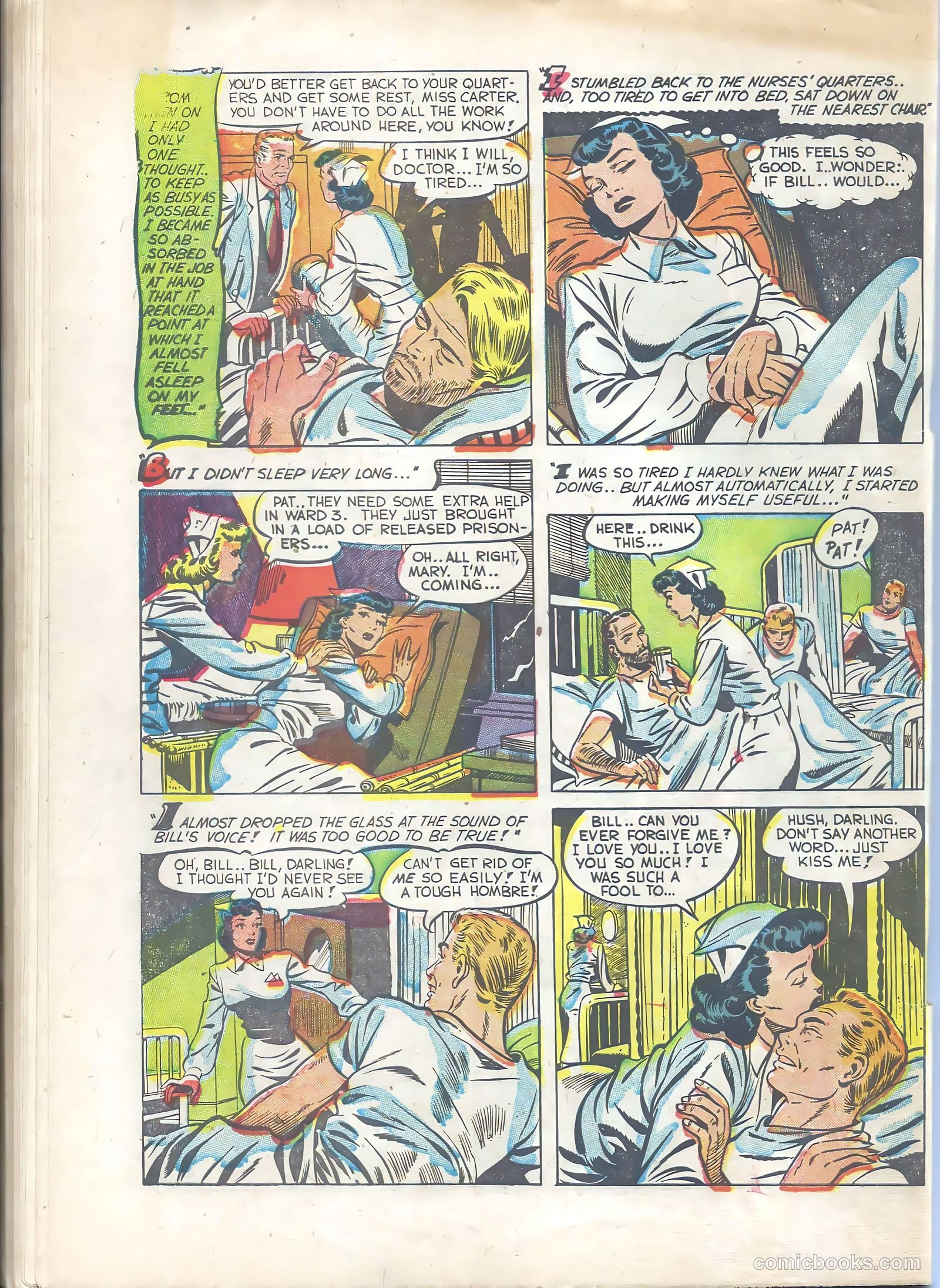Wartime Romances #4 (1952) — page 34 of 36