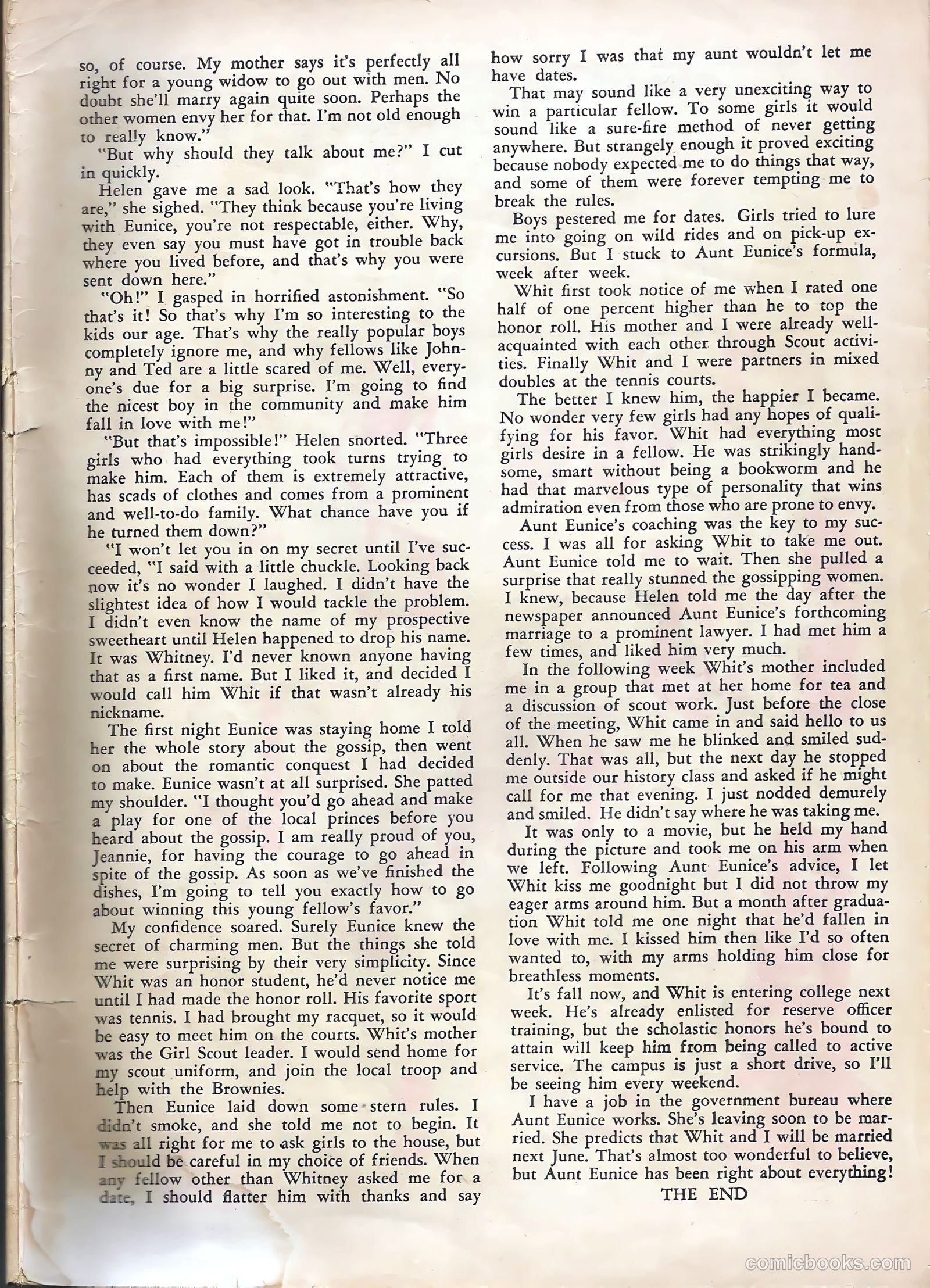 Wartime Romances #4 (1952) — page 35 of 36