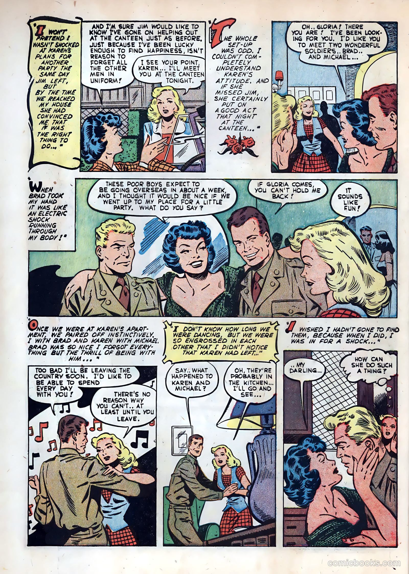 Wartime Romances #5 (1952) — page 6 of 36