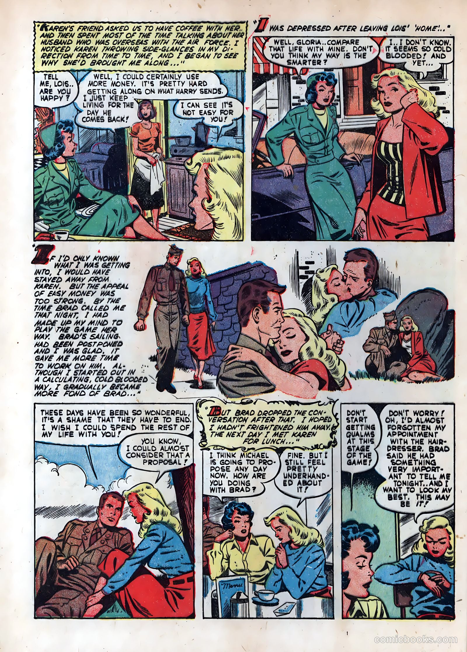 Wartime Romances #5 (1952) — page 8 of 36