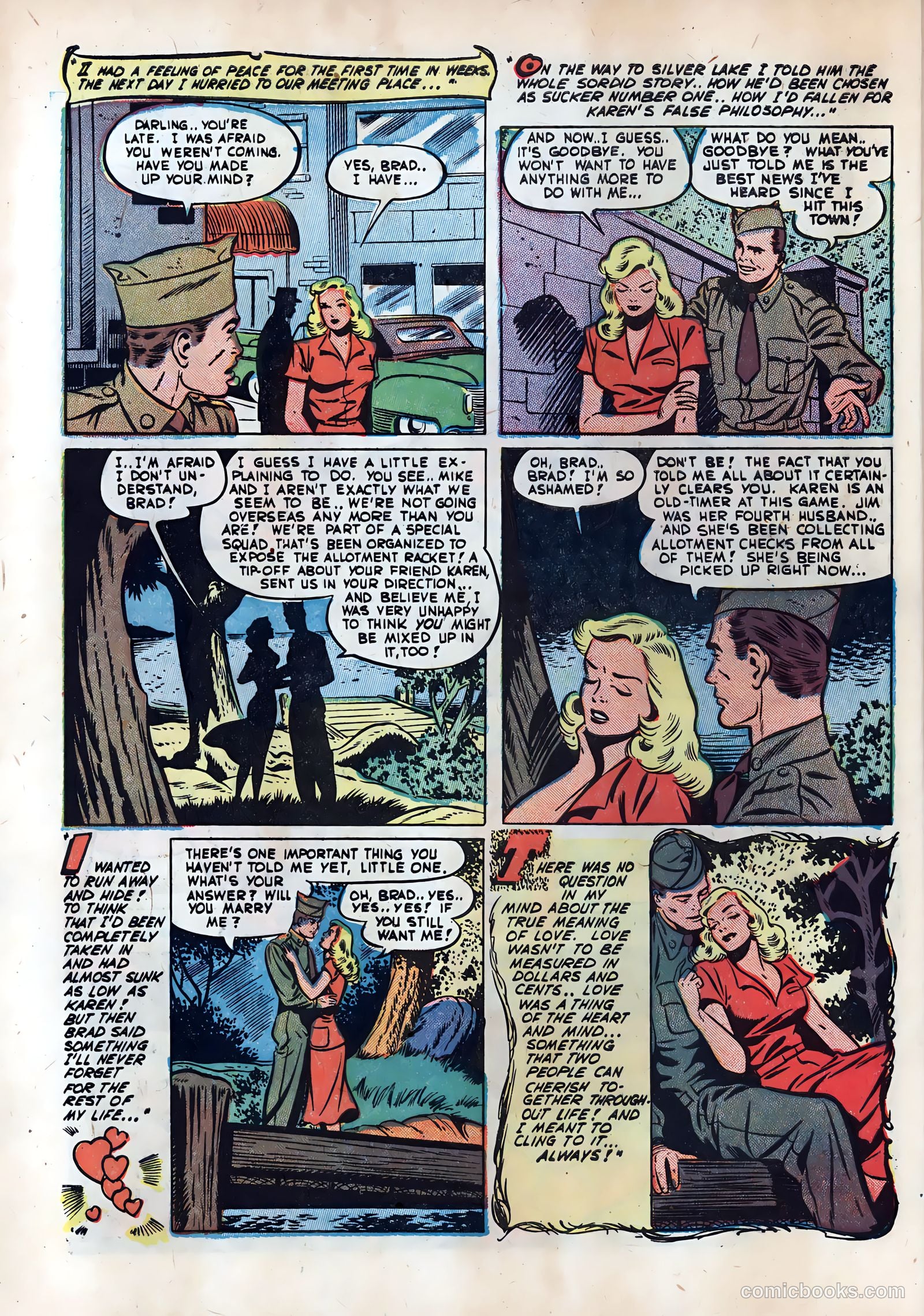 Wartime Romances #5 (1952) — page 10 of 36