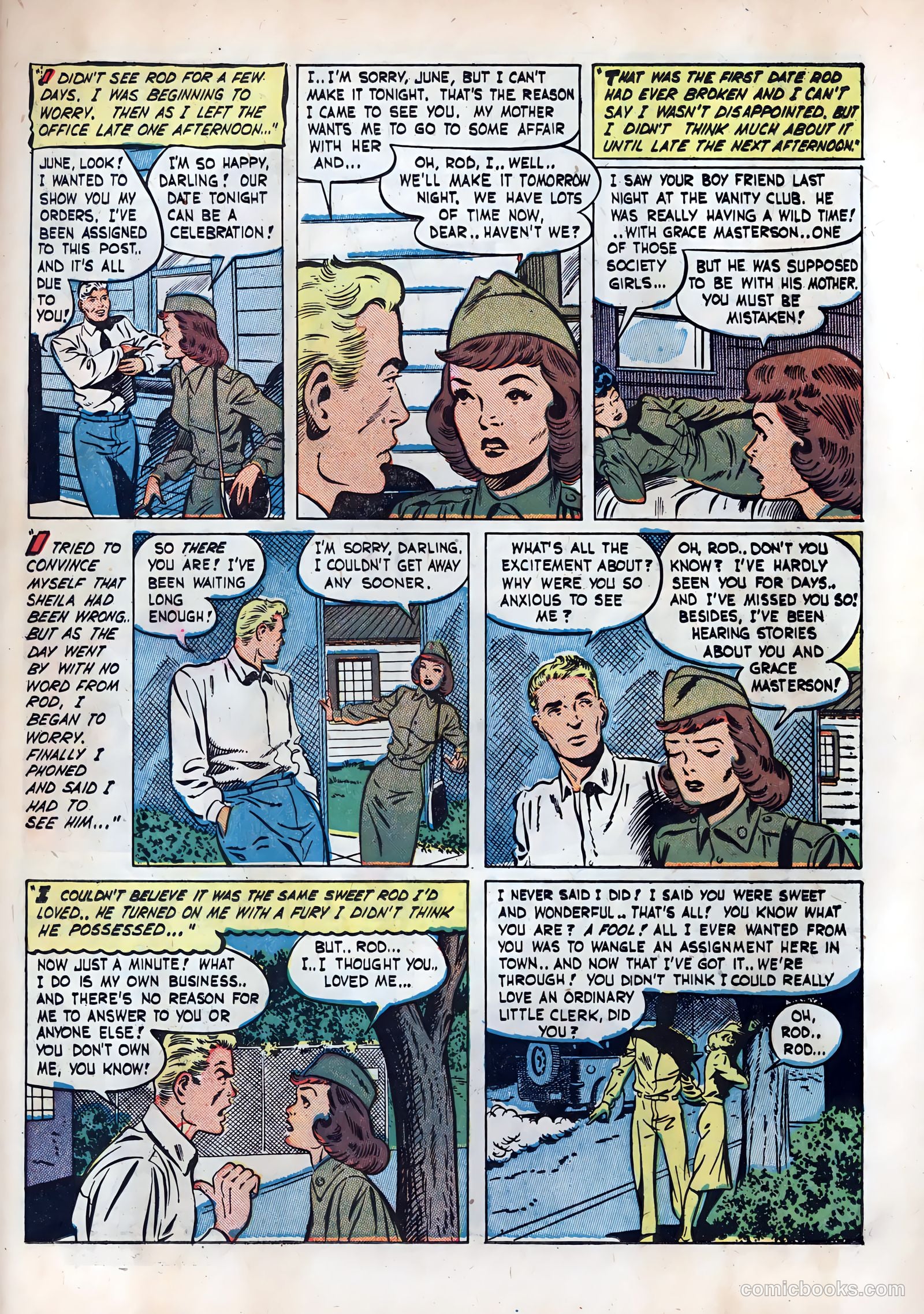 Wartime Romances #5 (1952) — page 15 of 36
