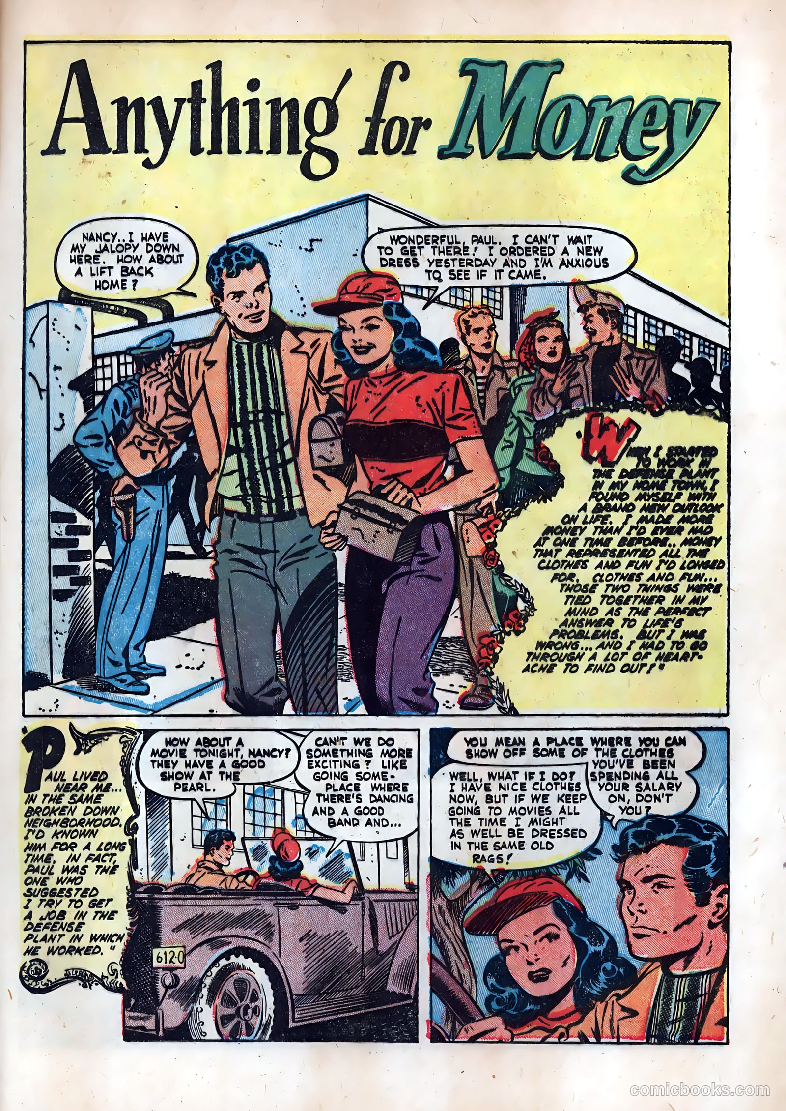Wartime Romances #5 (1952) — page 17 of 36