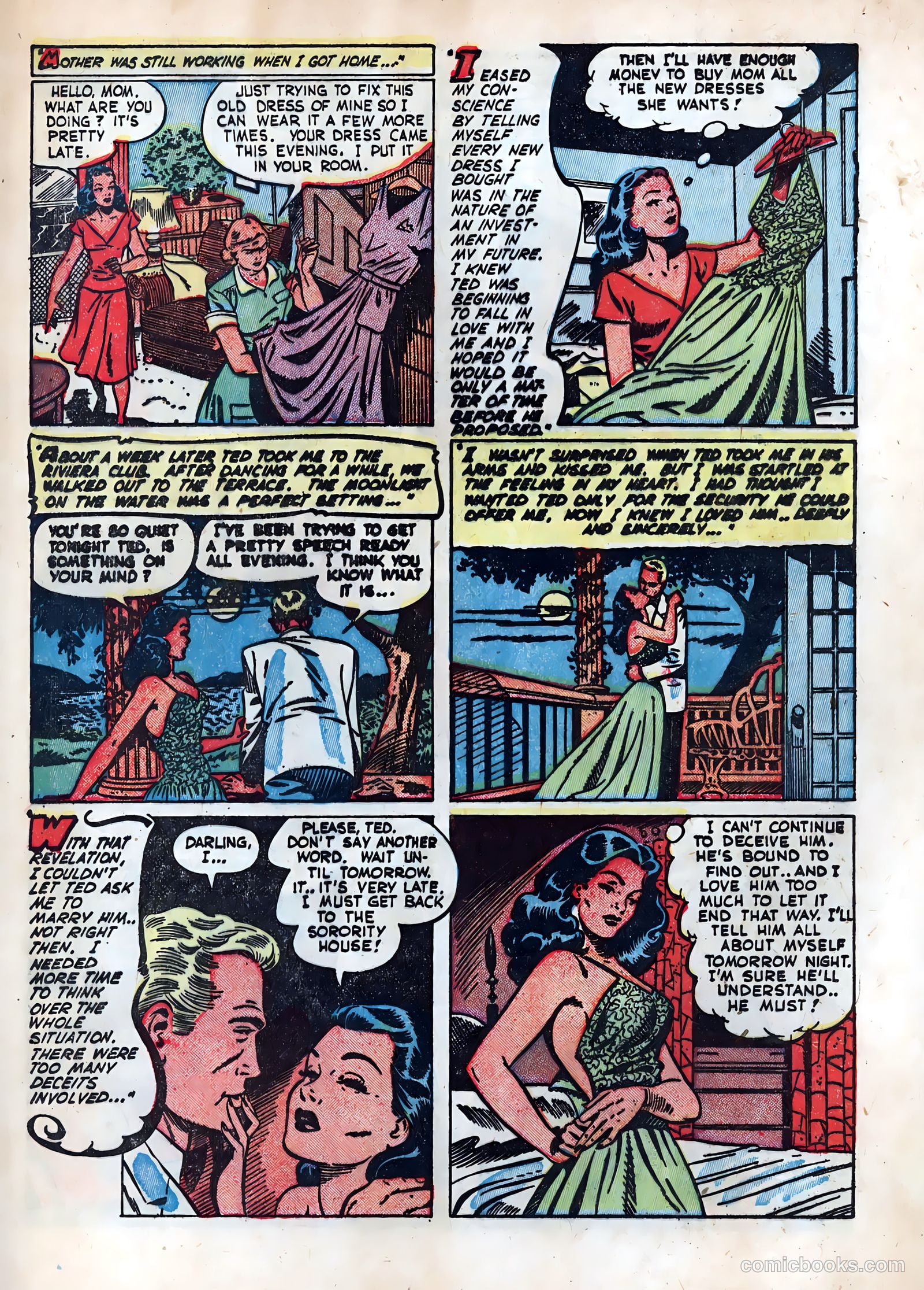 Wartime Romances #5 (1952) — page 21 of 36