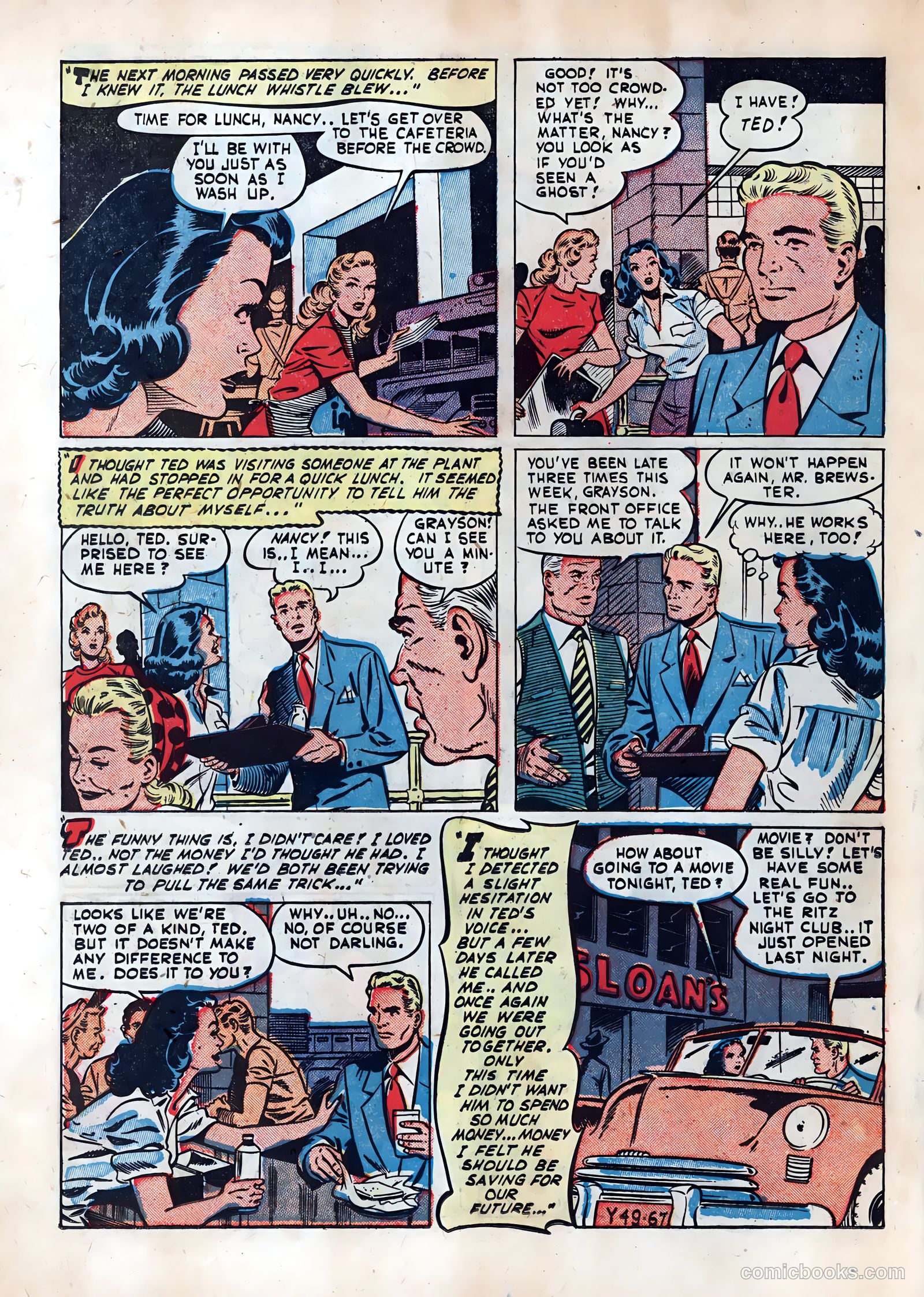 Wartime Romances #5 (1952) — page 22 of 36