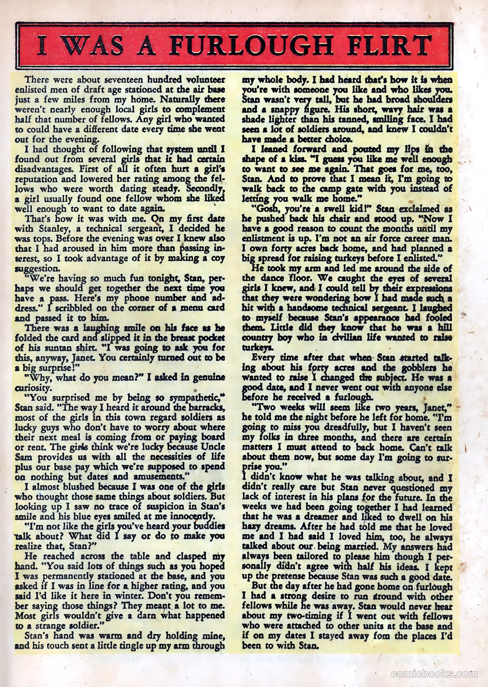 Wartime Romances #5 (1952) — page 25 of 36