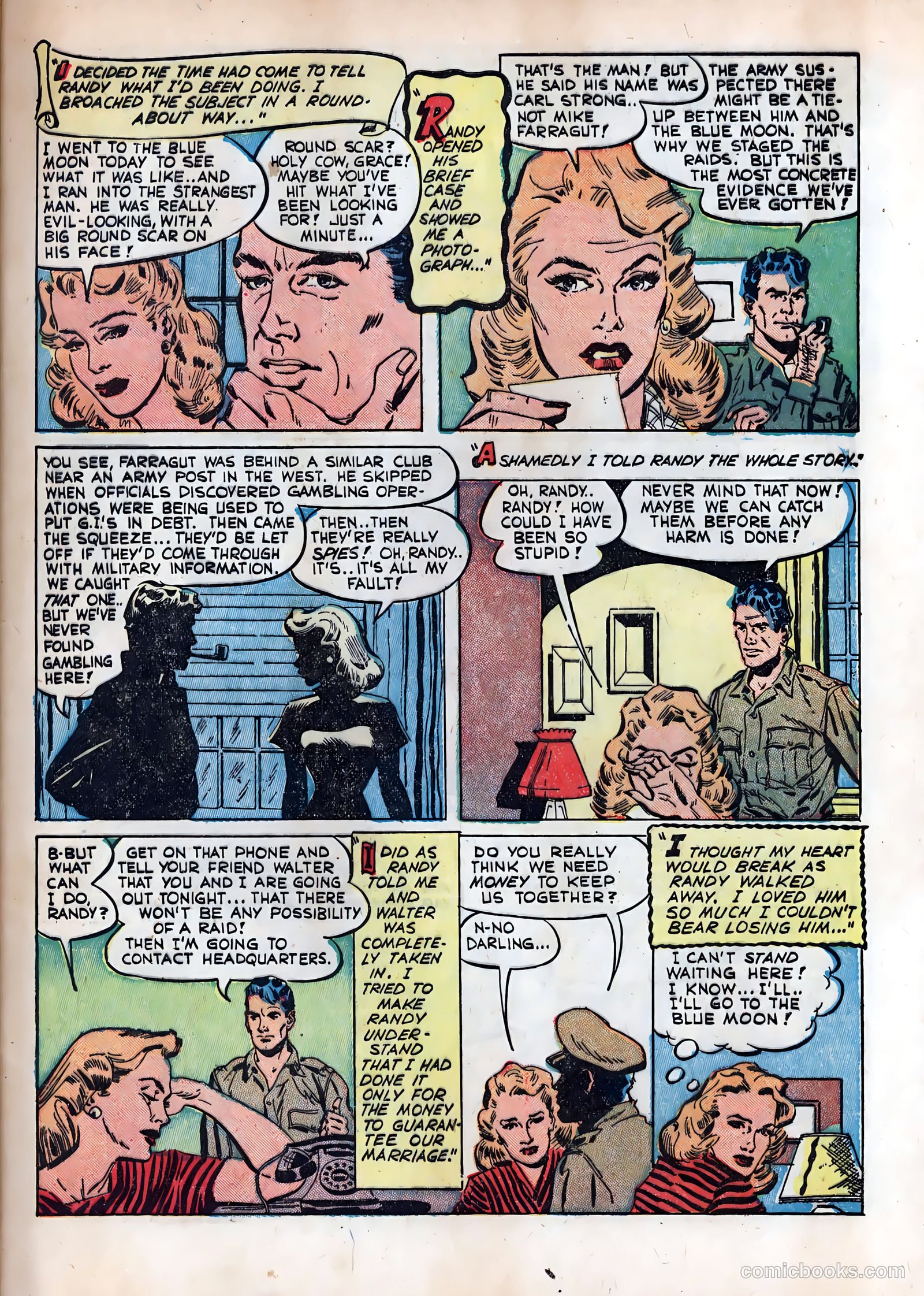Wartime Romances #5 (1952) — page 33 of 36