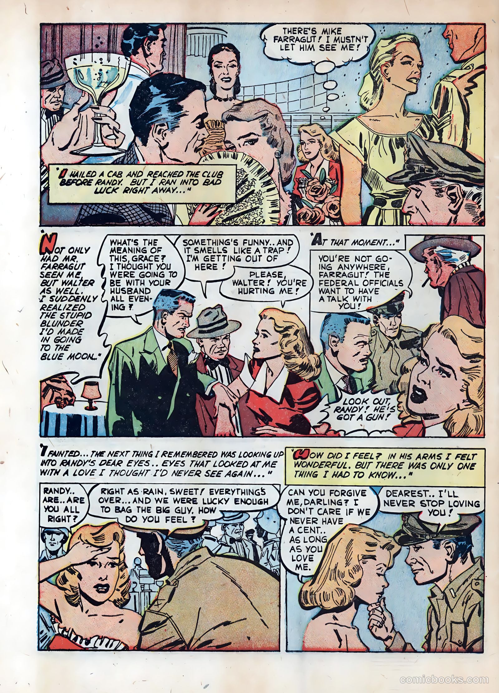 Wartime Romances #5 (1952) — page 34 of 36