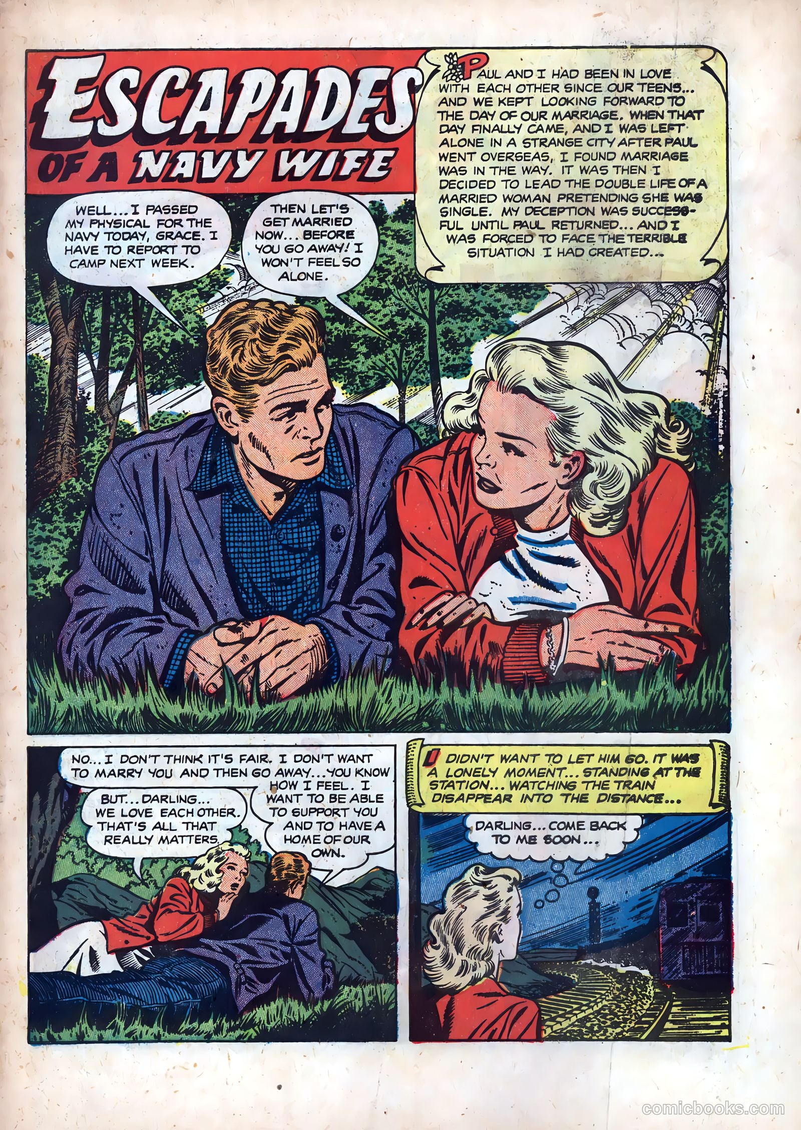 Wartime Romances #6 (1952) — page 3 of 36