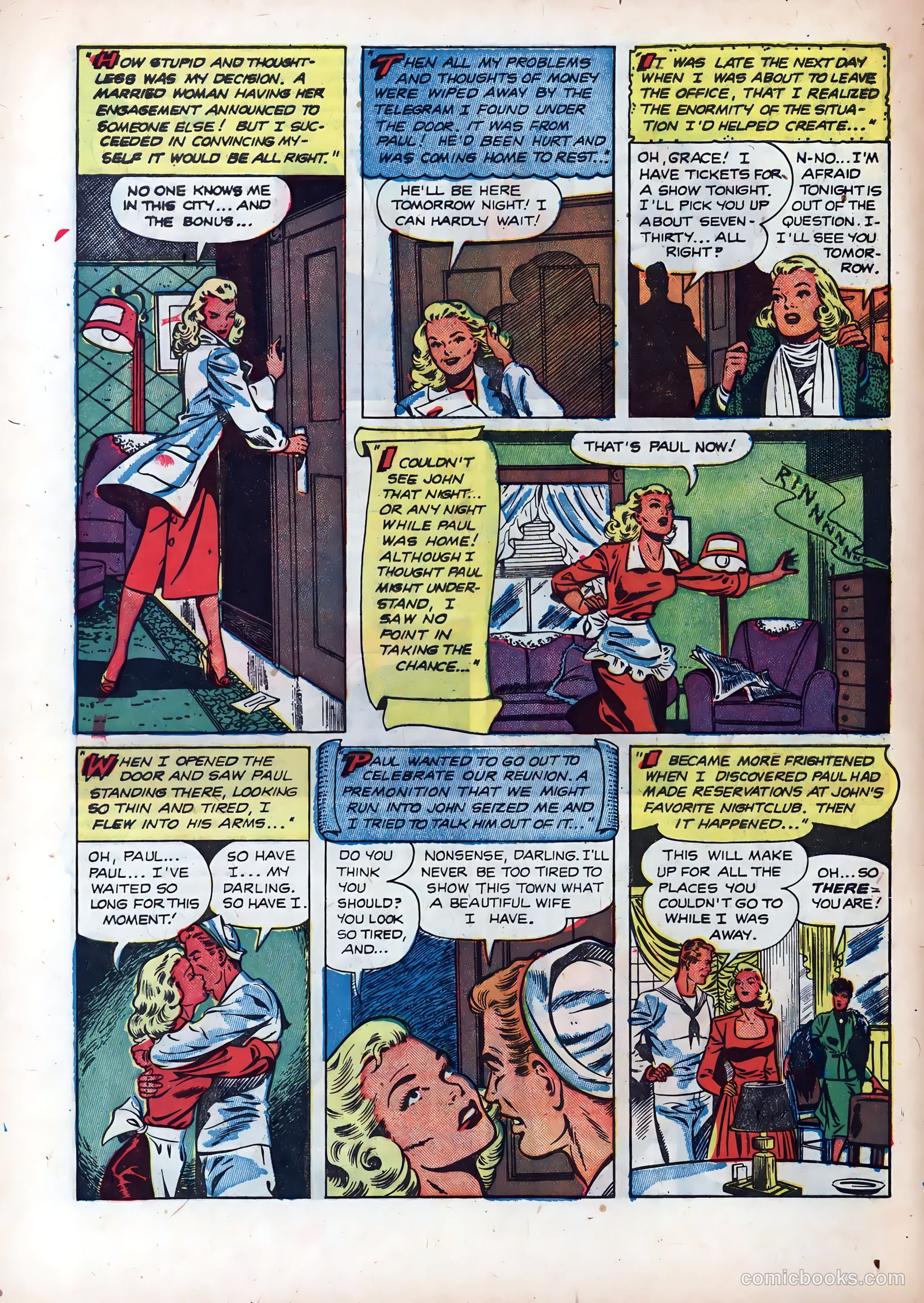 Wartime Romances #6 (1952) — page 8 of 36