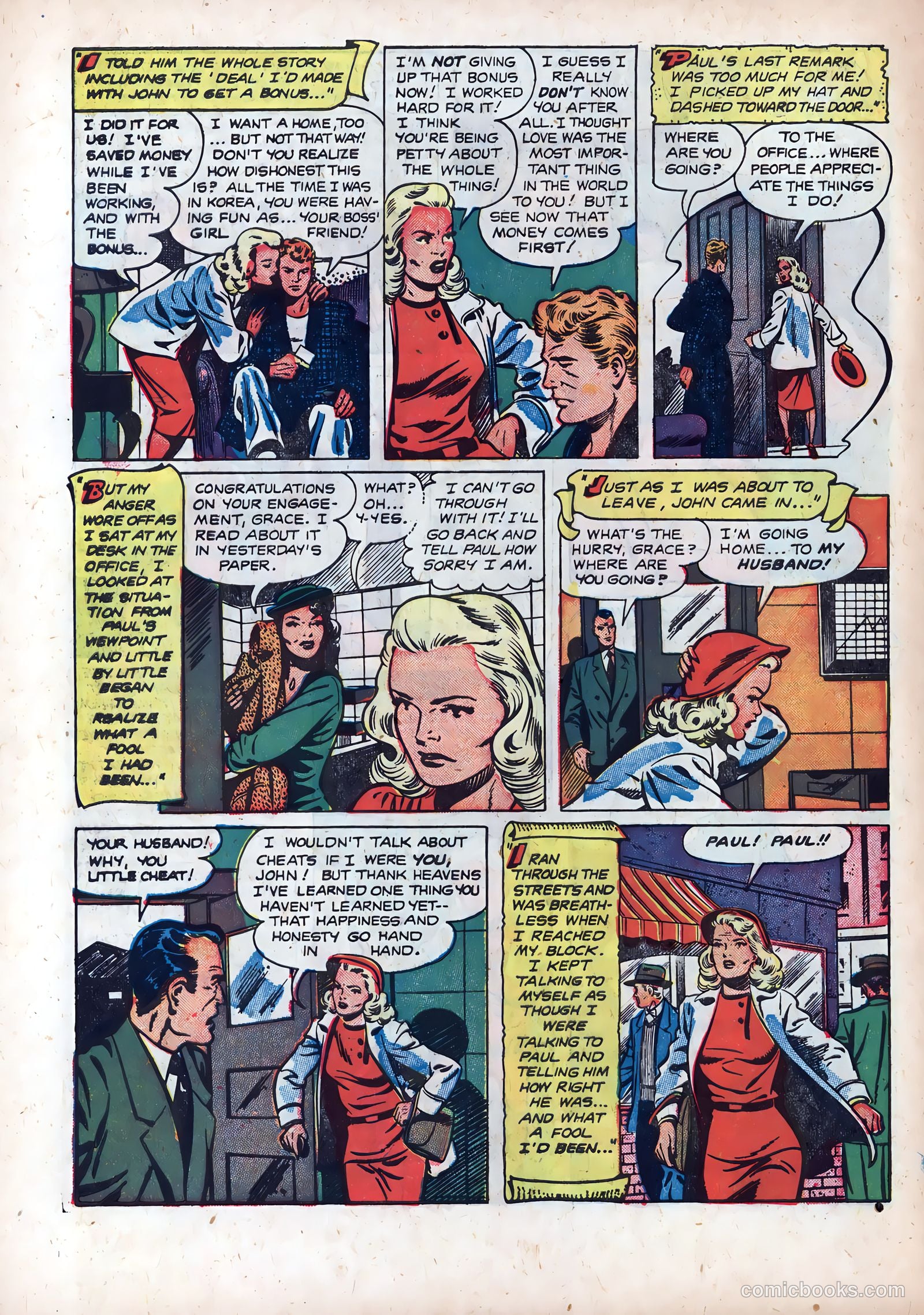 Wartime Romances #6 (1952) — page 10 of 36
