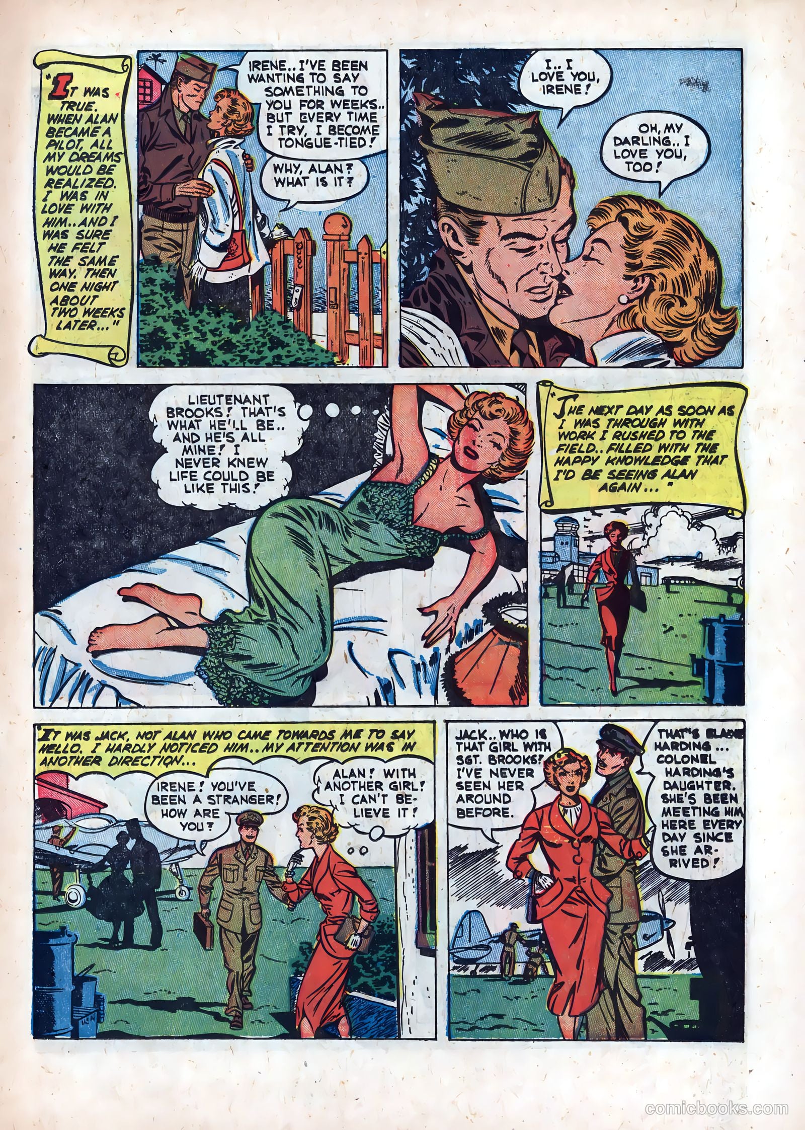 Wartime Romances #6 (1952) — page 15 of 36
