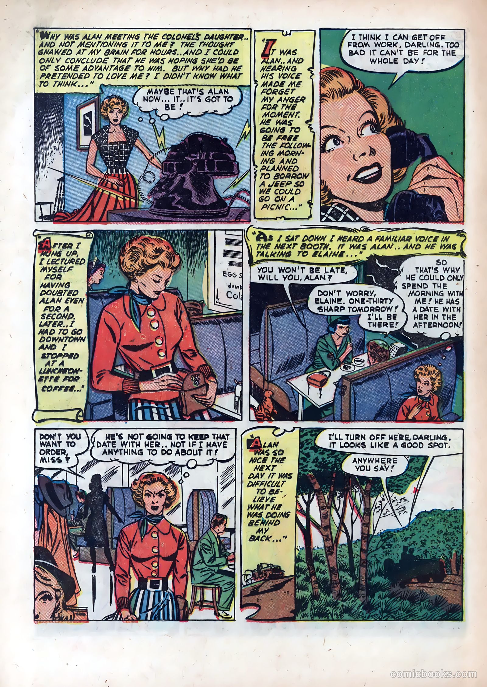 Wartime Romances #6 (1952) — page 16 of 36