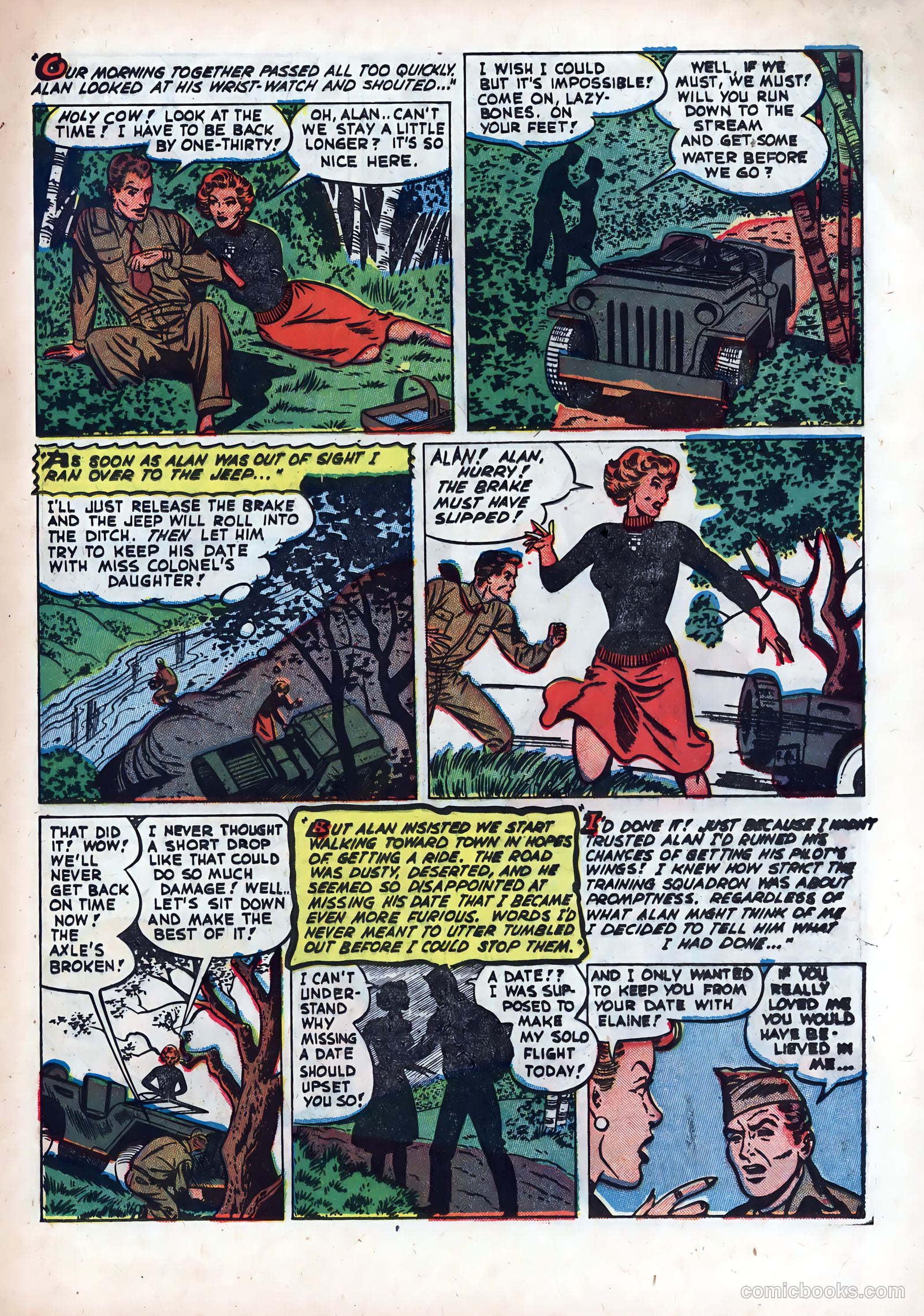 Wartime Romances #6 (1952) — page 17 of 36