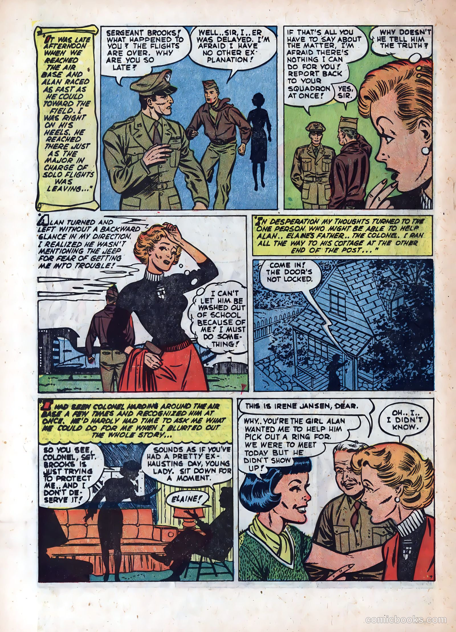 Wartime Romances #6 (1952) — page 18 of 36