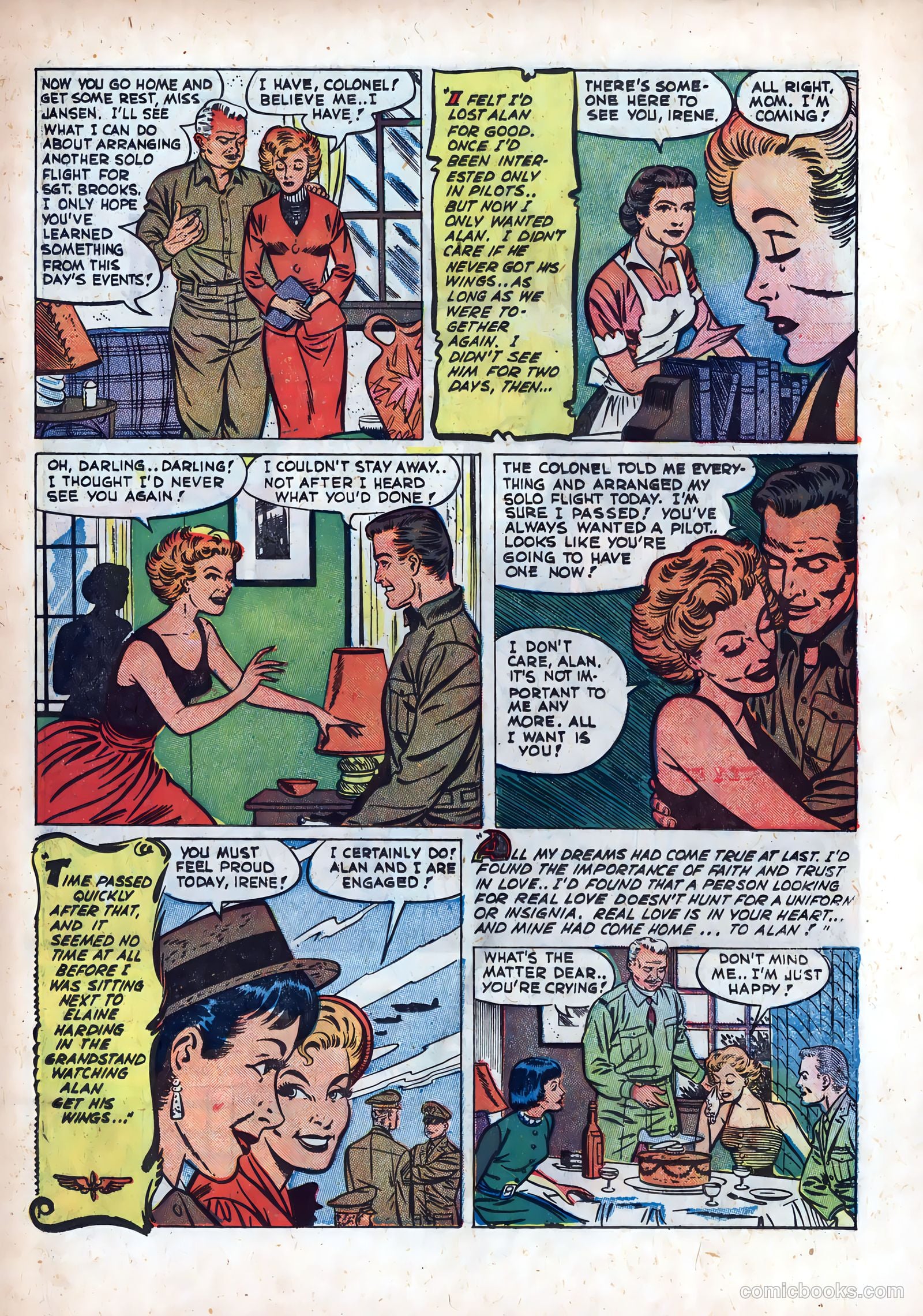 Wartime Romances #6 (1952) — page 19 of 36