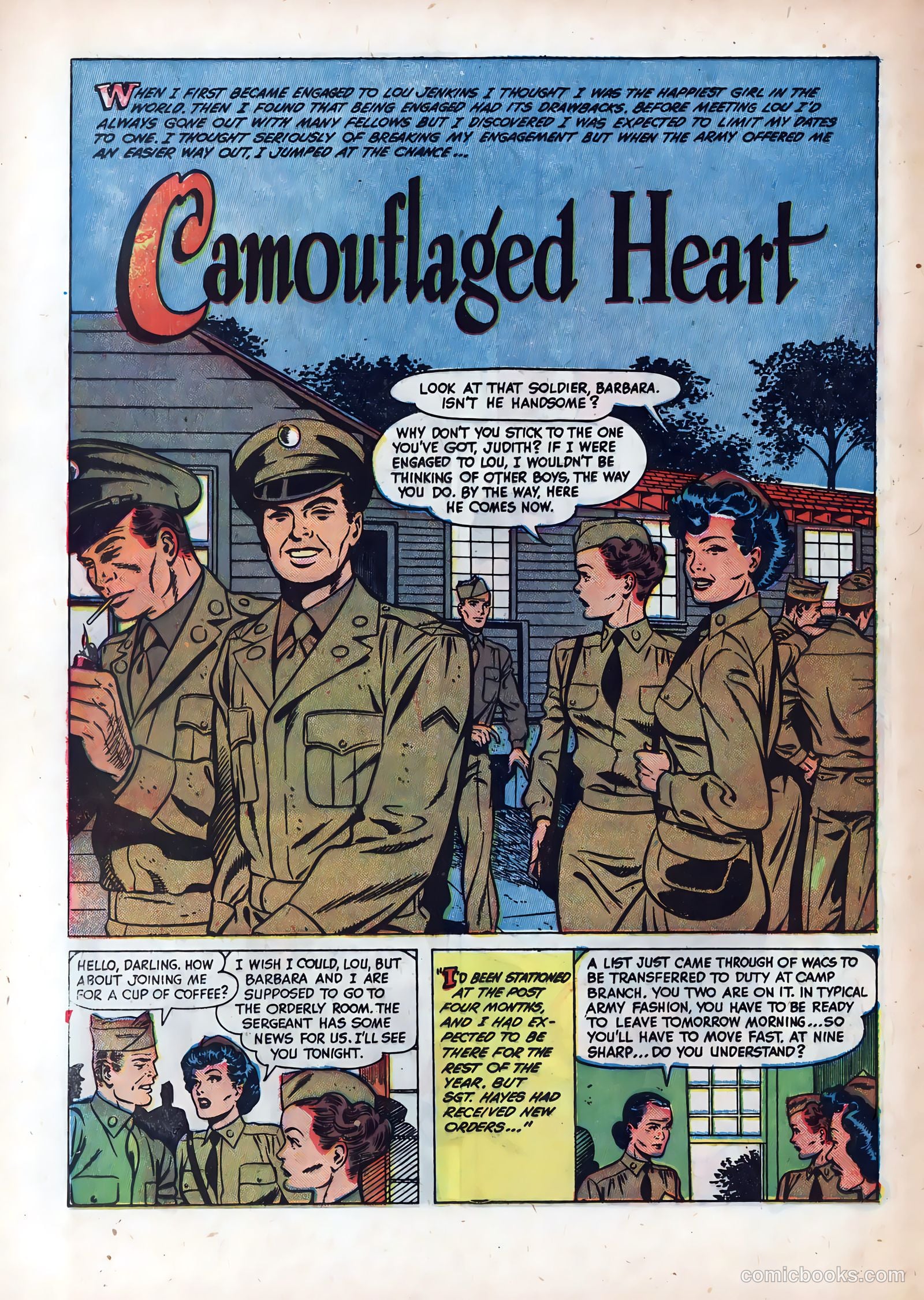 Wartime Romances #6 (1952) — page 20 of 36