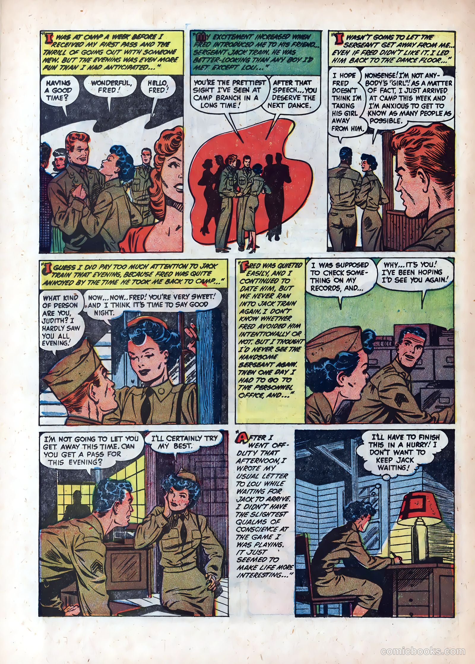 Wartime Romances #6 (1952) — page 22 of 36