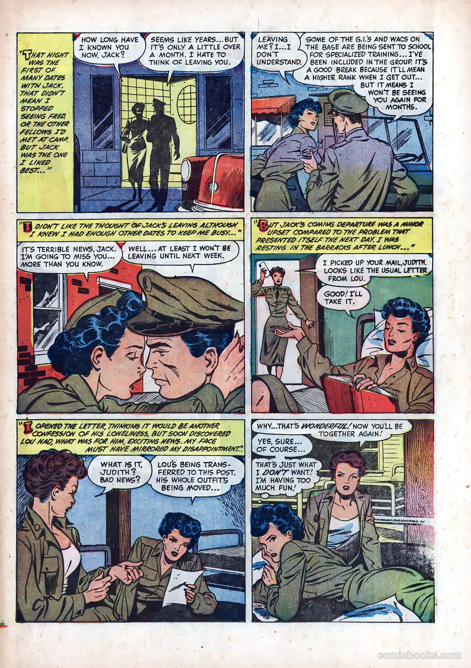 Wartime Romances #6 (1952) — page 23 of 36