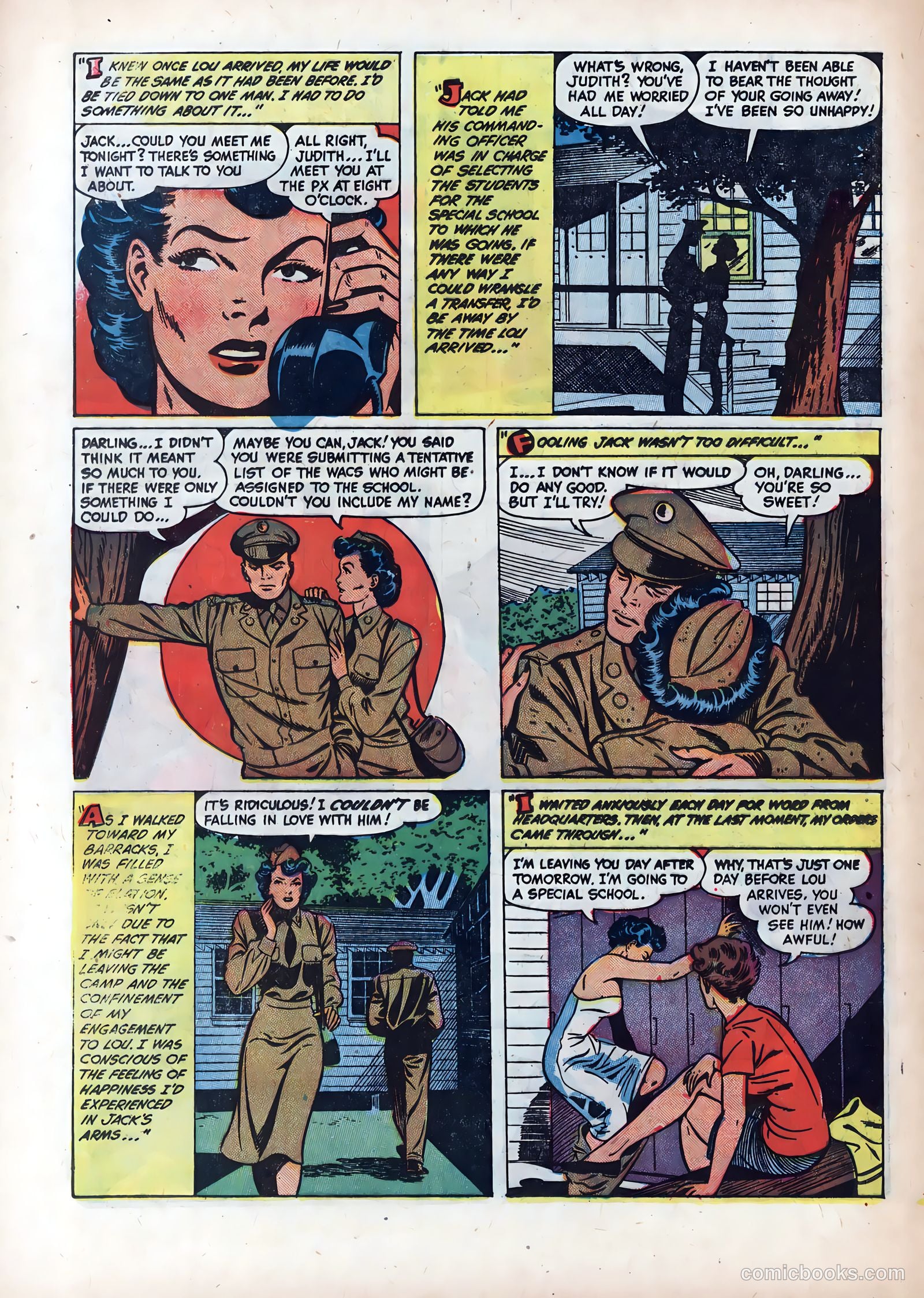 Wartime Romances #6 (1952) — page 24 of 36