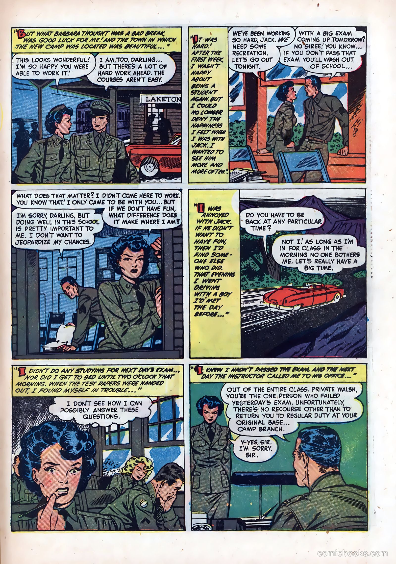 Wartime Romances #6 (1952) — page 25 of 36