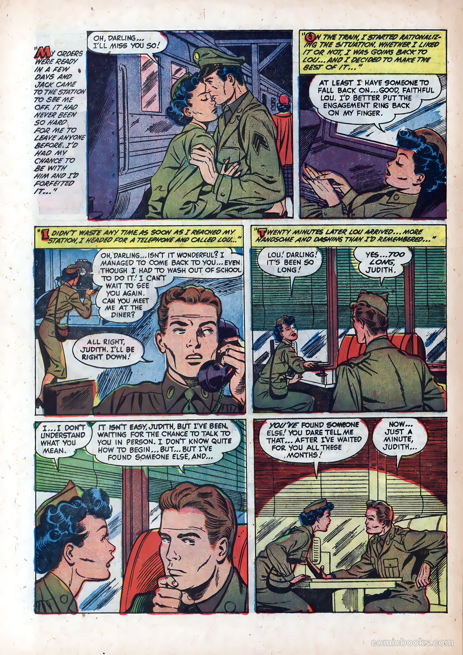 Wartime Romances #6 (1952) — page 26 of 36