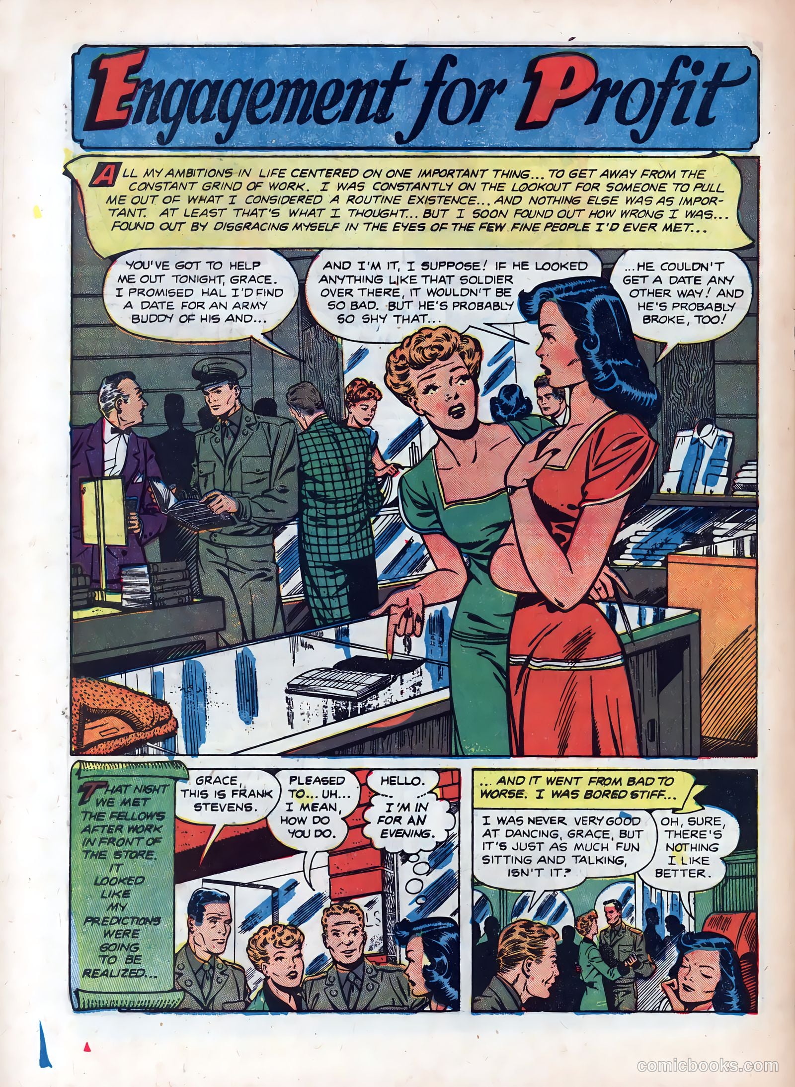 Wartime Romances #6 (1952) — page 28 of 36