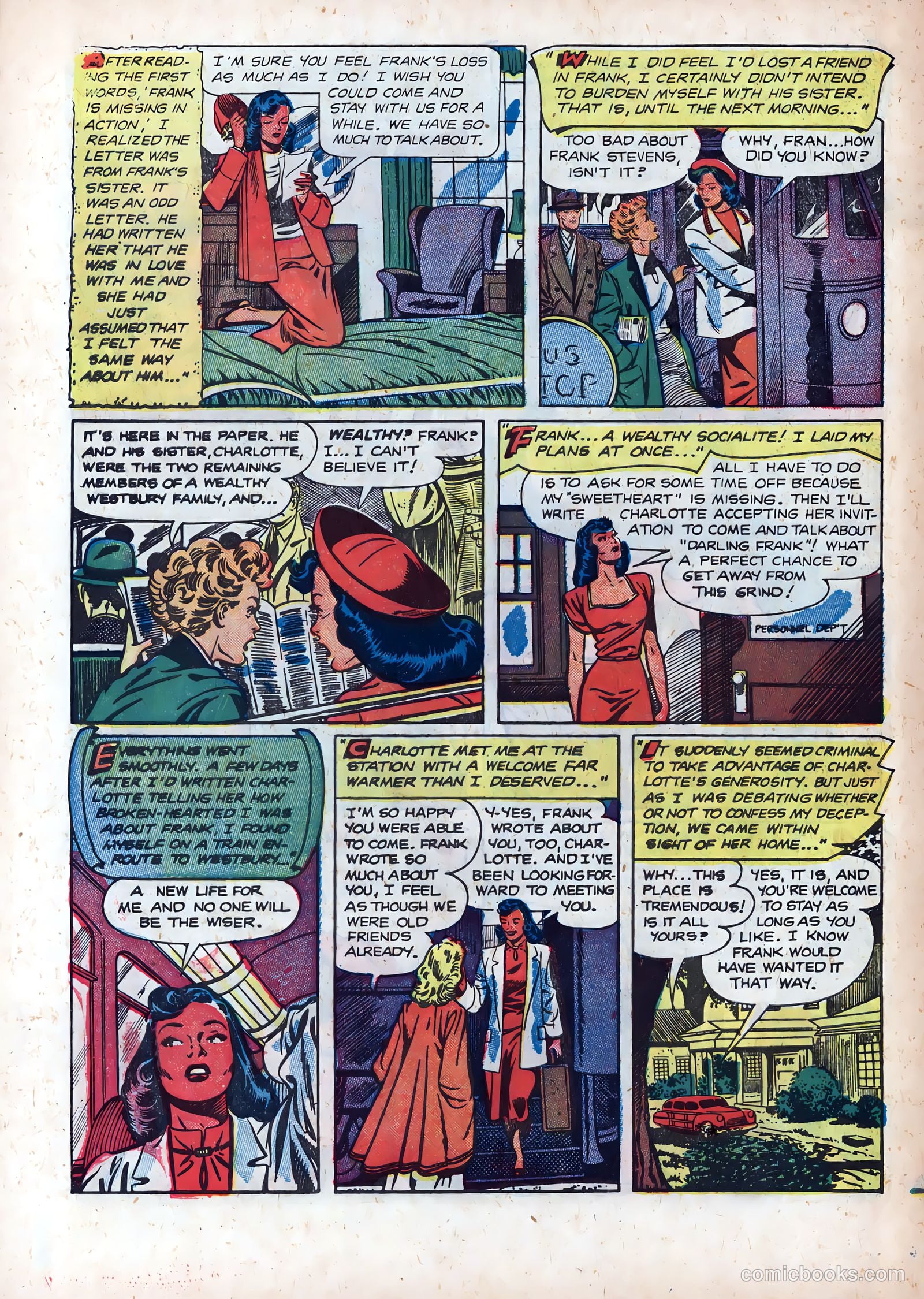 Wartime Romances #6 (1952) — page 30 of 36
