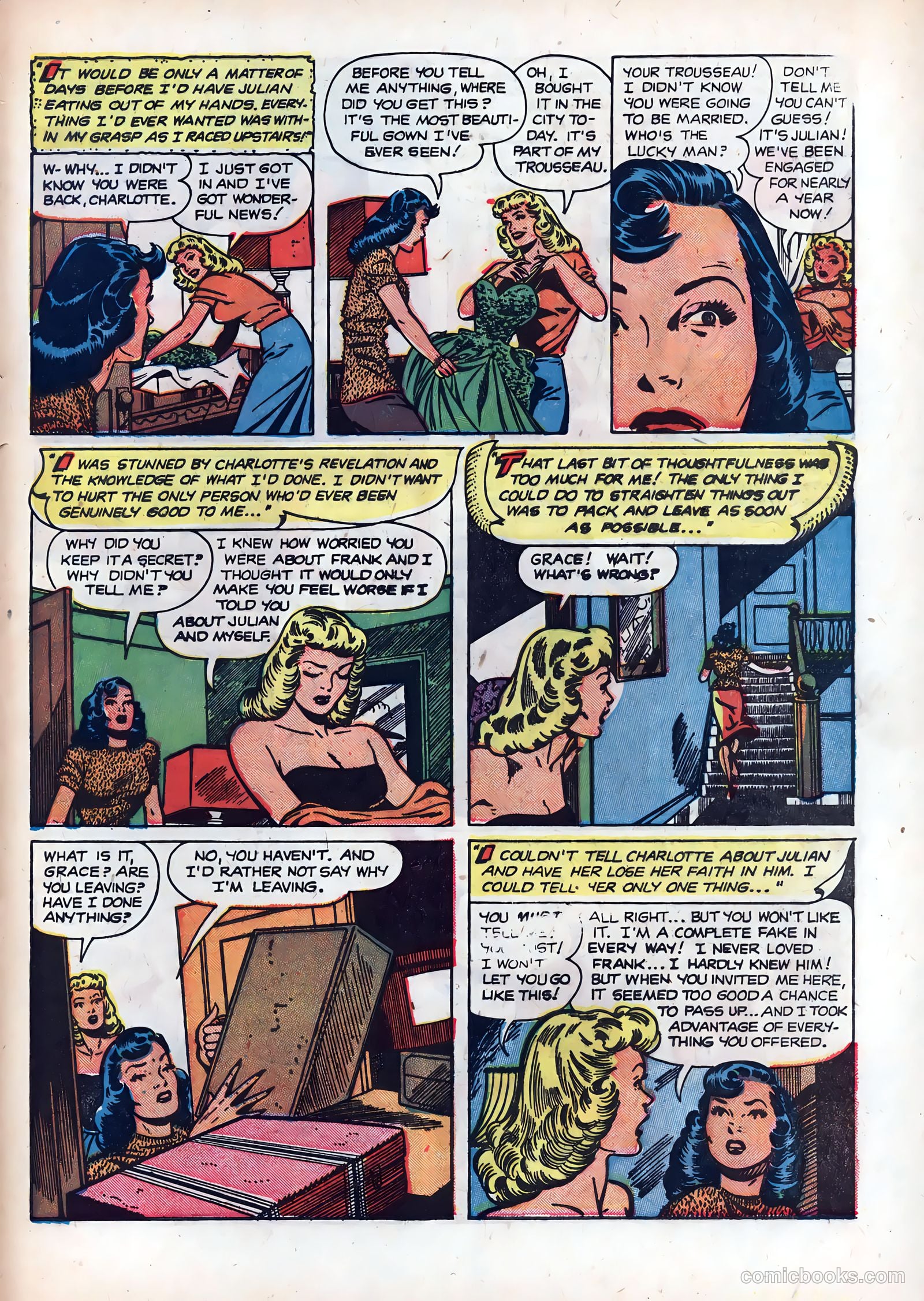 Wartime Romances #6 (1952) — page 33 of 36