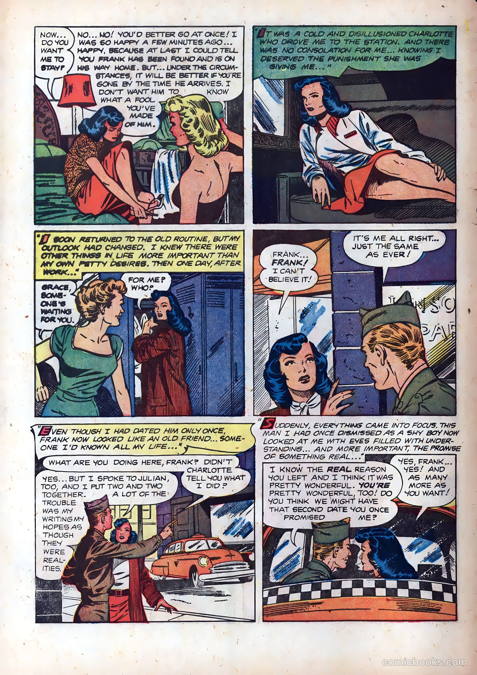 Wartime Romances #6 (1952) — page 34 of 36
