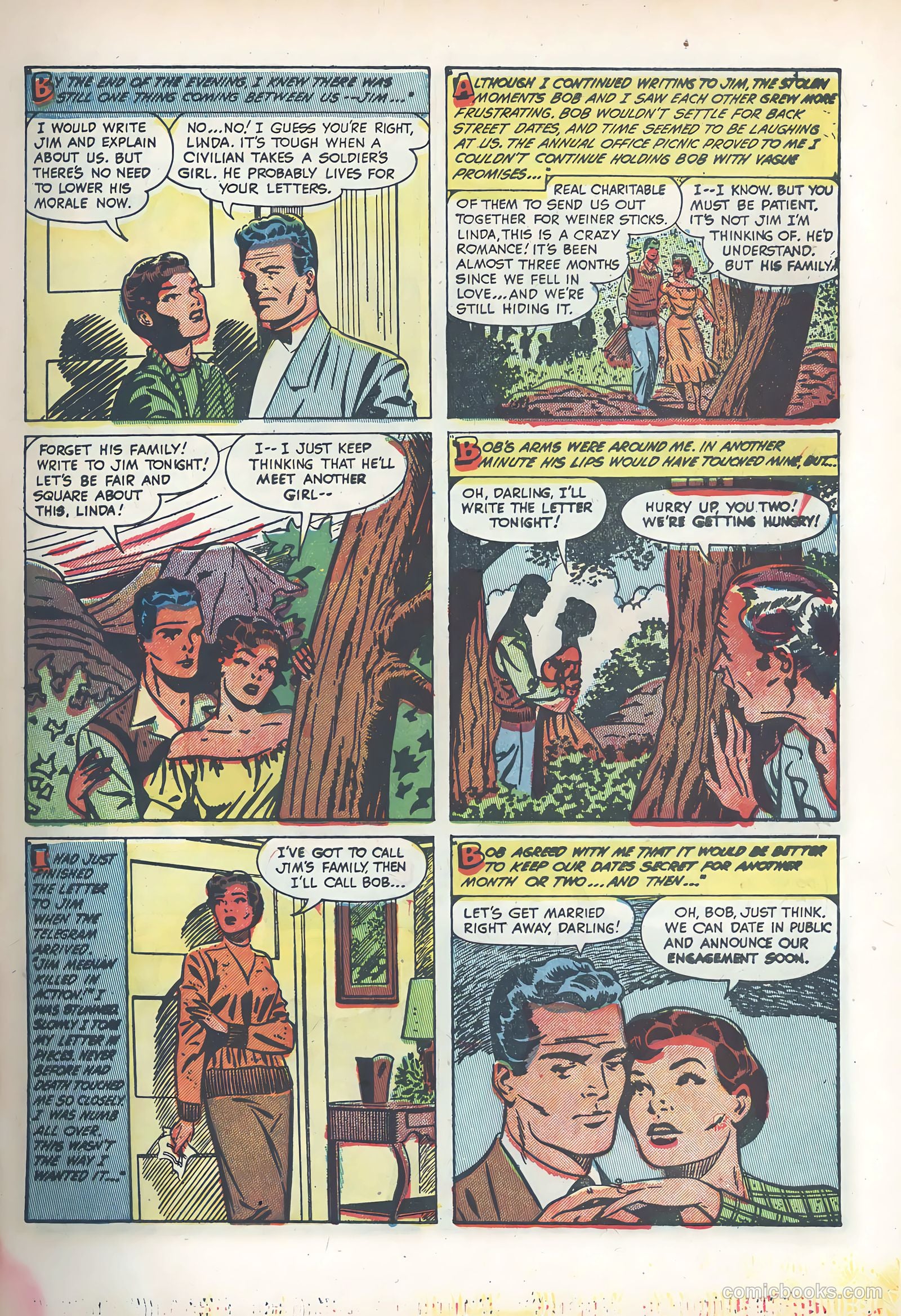 Wartime Romances #7 (1952) — page 5 of 36