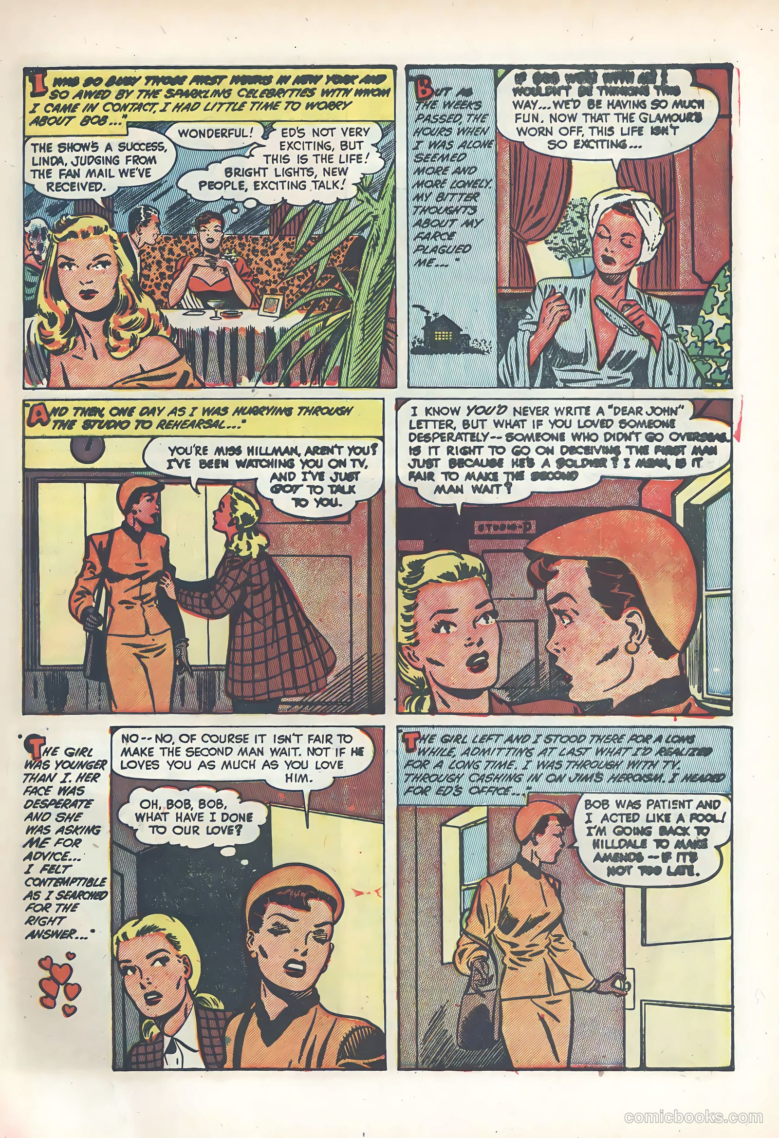 Wartime Romances #7 (1952) — page 9 of 36