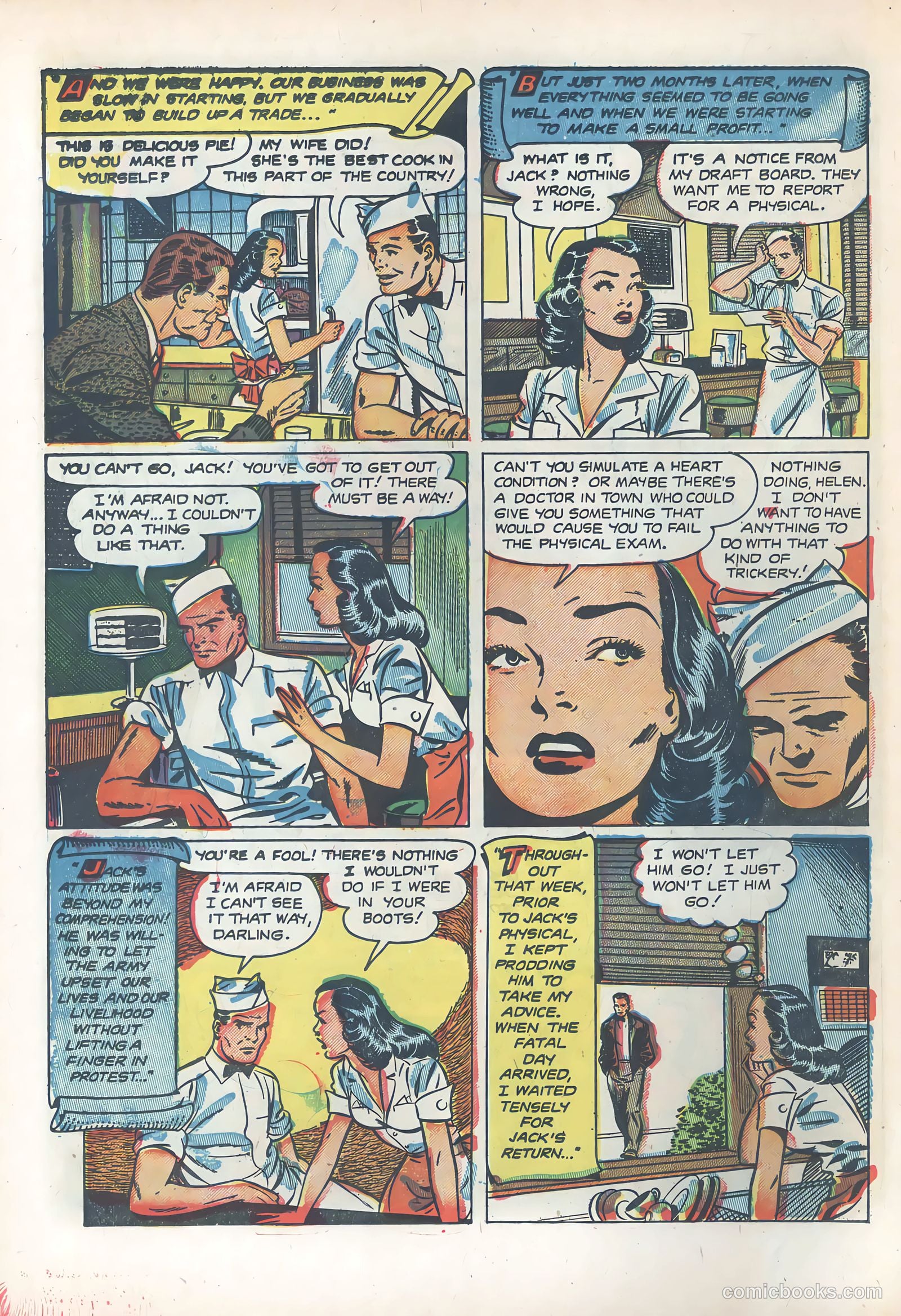 Wartime Romances #7 (1952) — page 14 of 36