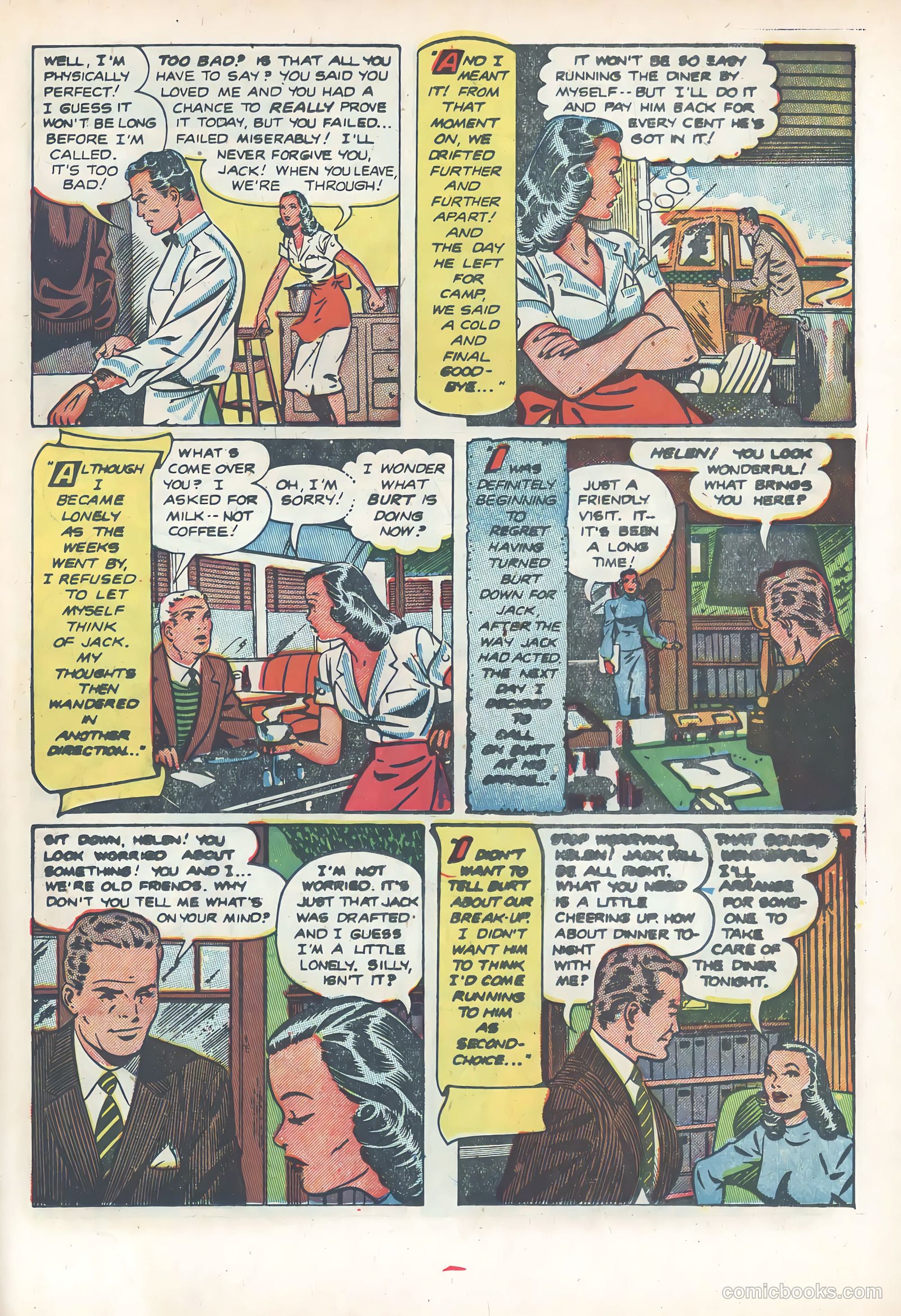 Wartime Romances #7 (1952) — page 15 of 36