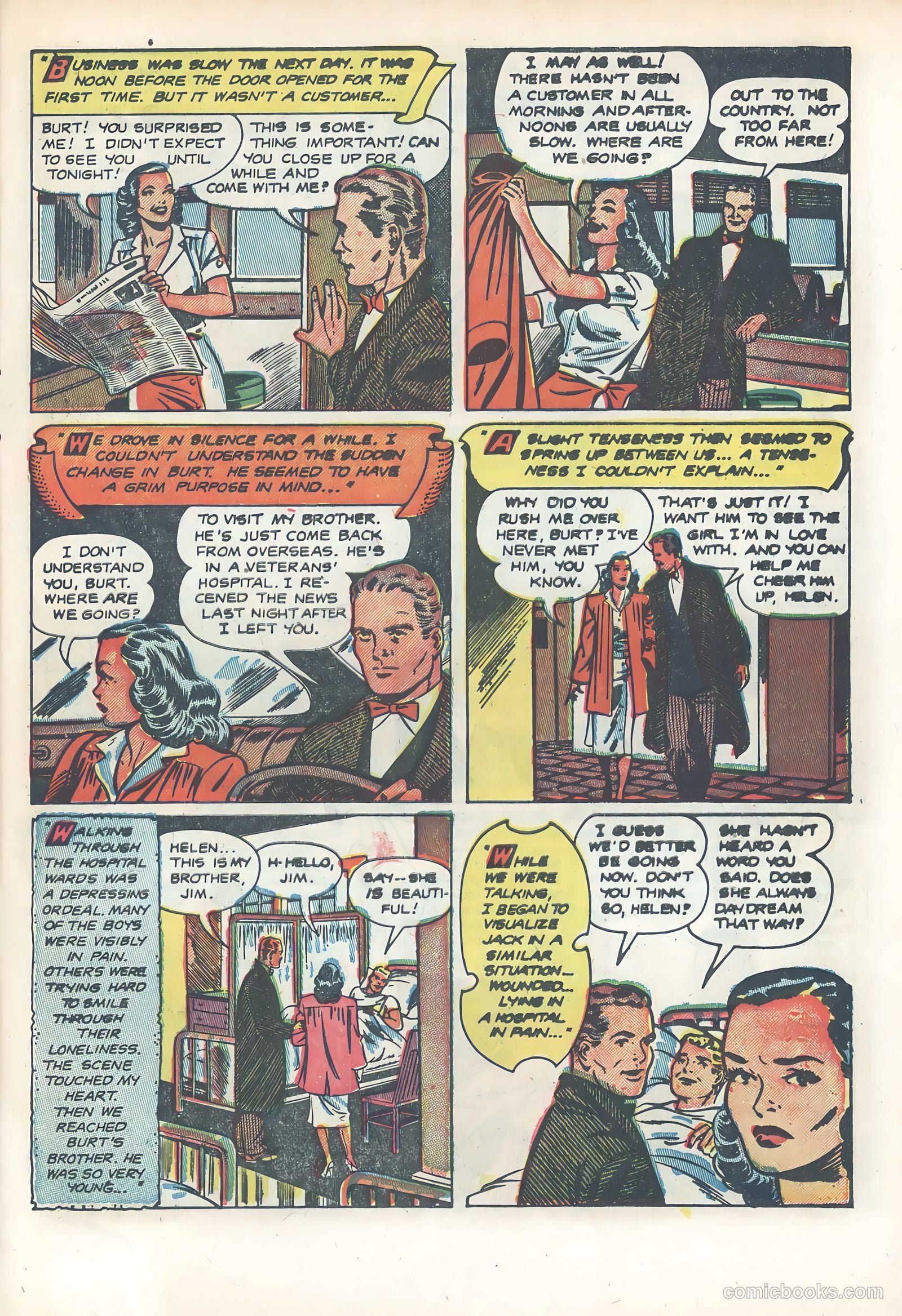 Wartime Romances #7 (1952) — page 17 of 36