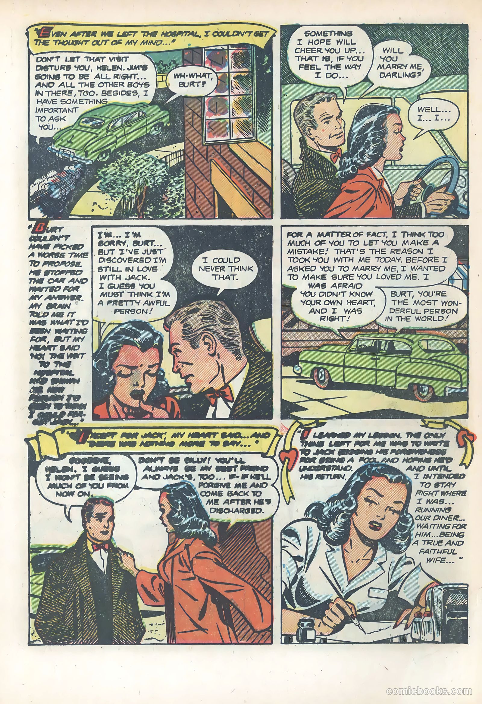 Wartime Romances #7 (1952) — page 18 of 36
