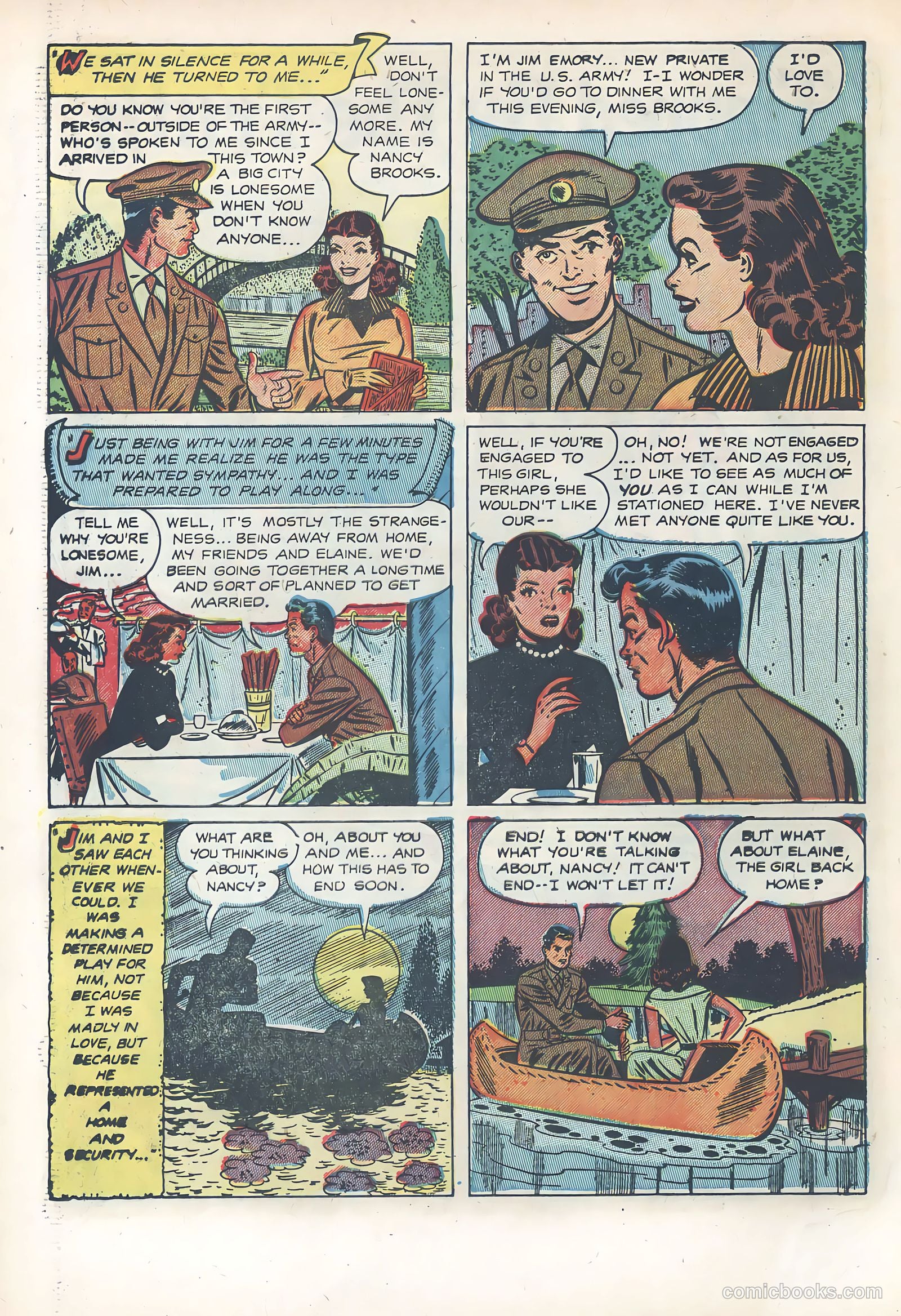 Wartime Romances #7 (1952) — page 20 of 36