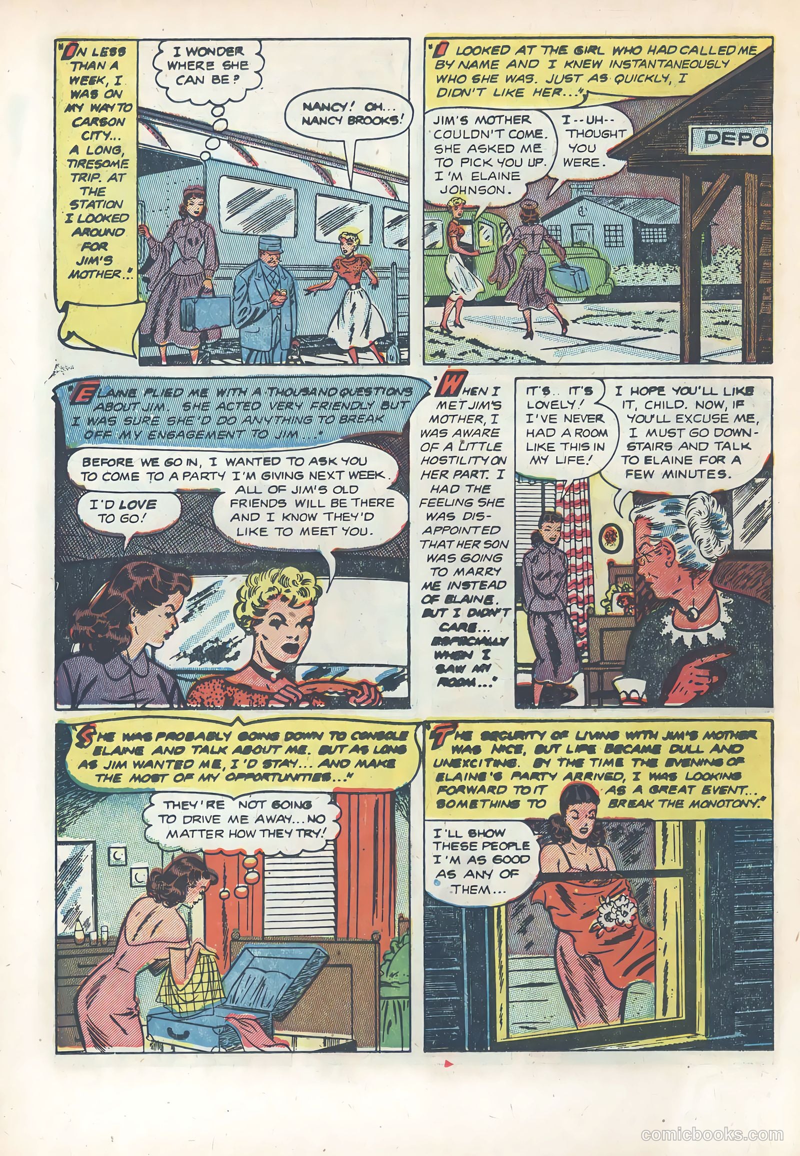 Wartime Romances #7 (1952) — page 22 of 36