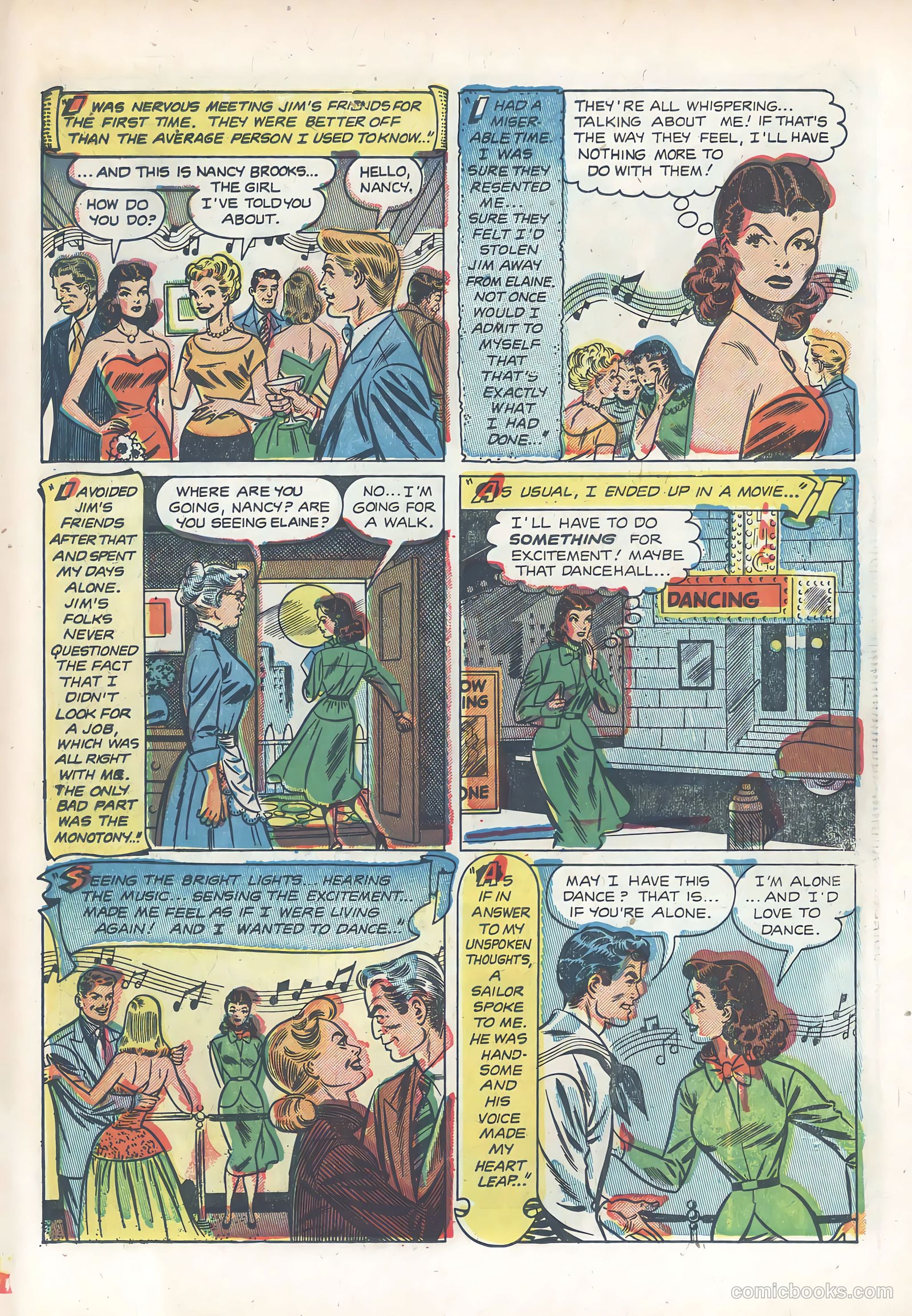 Wartime Romances #7 (1952) — page 23 of 36