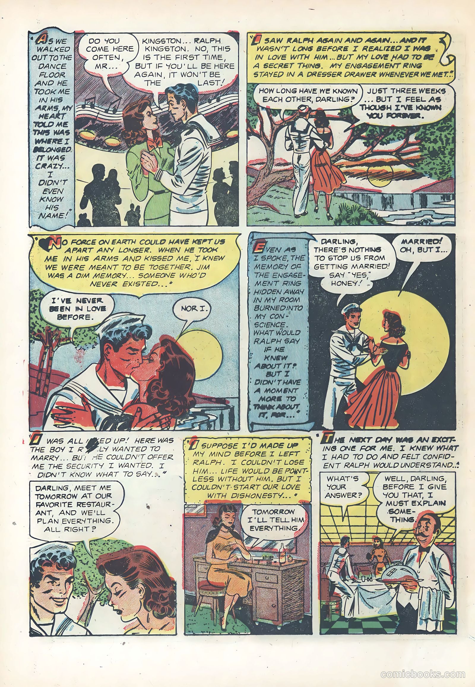 Wartime Romances #7 (1952) — page 24 of 36