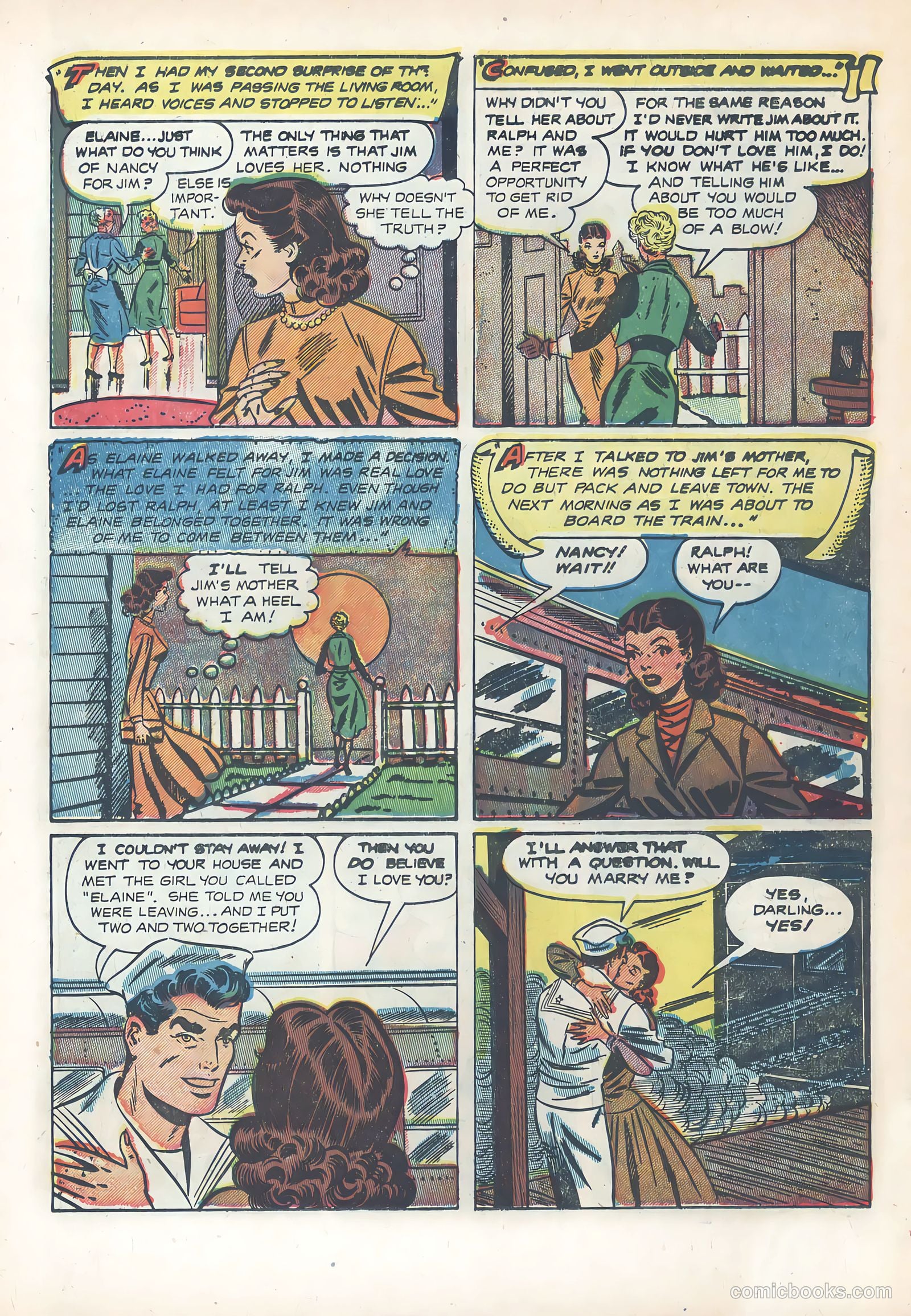 Wartime Romances #7 (1952) — page 26 of 36