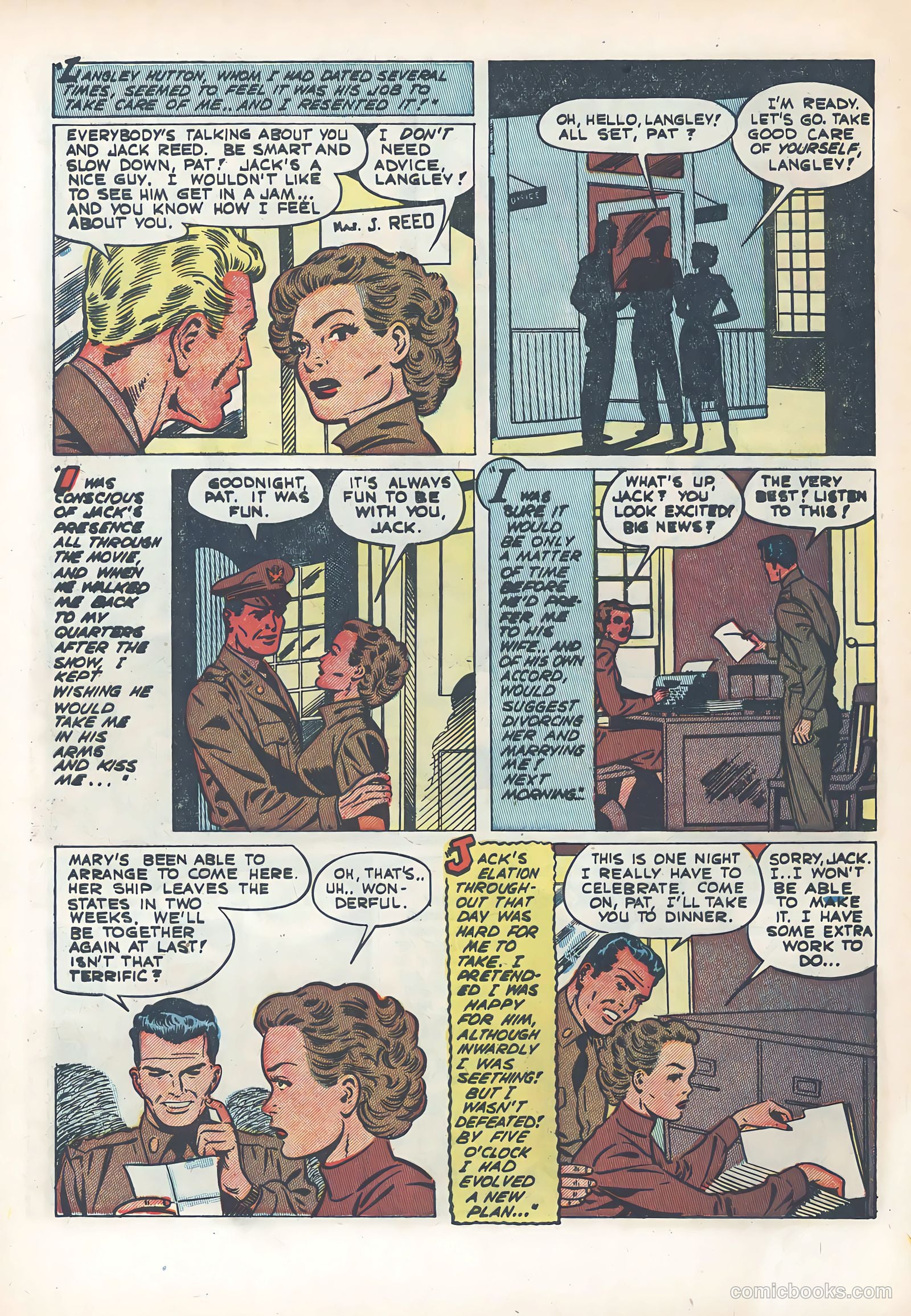 Wartime Romances #7 (1952) — page 28 of 36