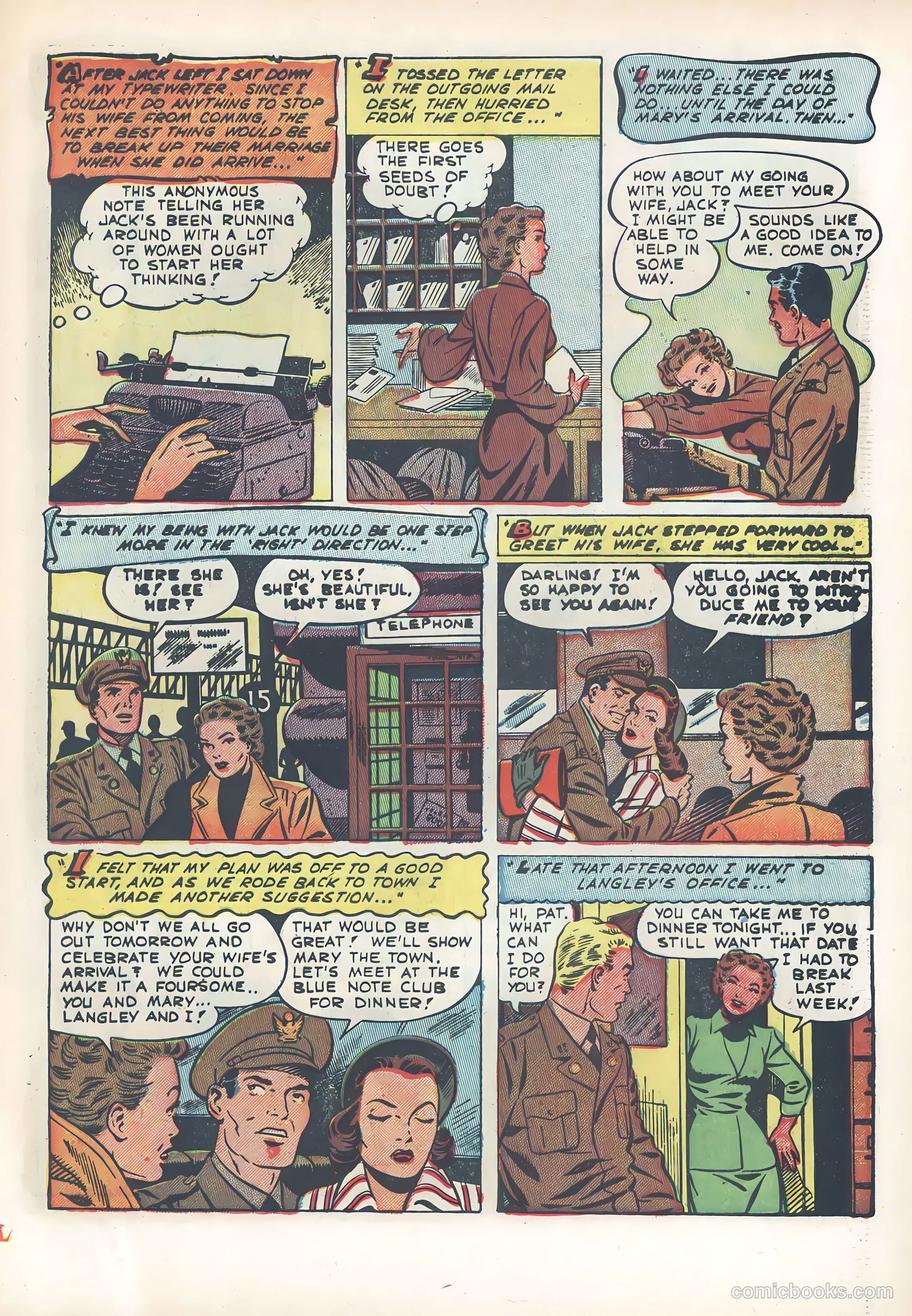 Wartime Romances #7 (1952) — page 29 of 36
